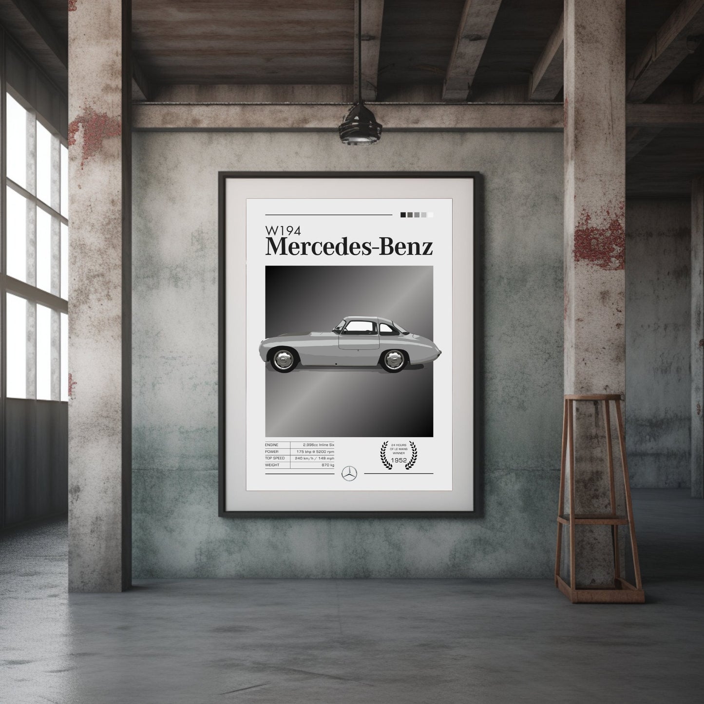 Mercedes-Benz W194 Poster