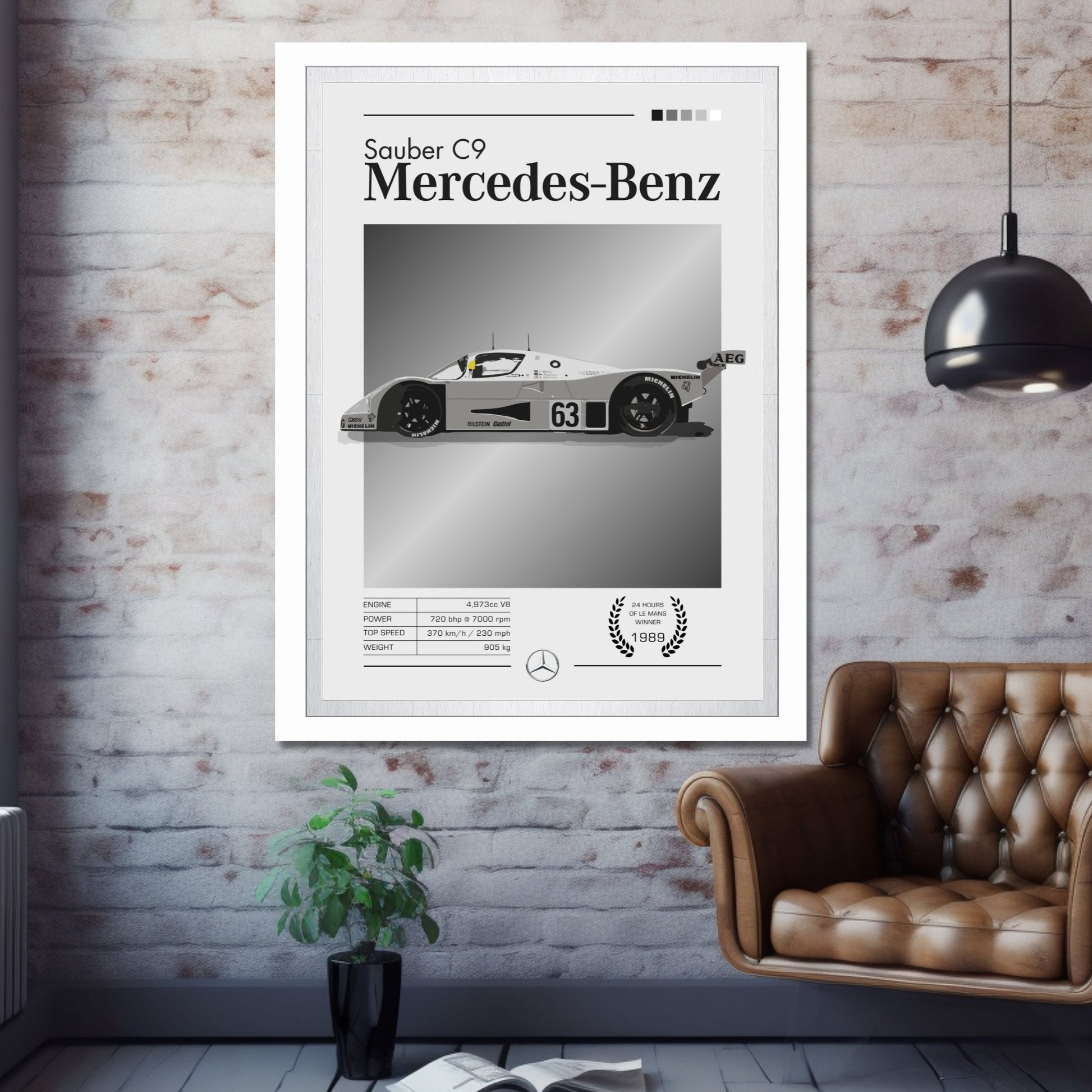 Mercedes-Benz Sauber C9 Print