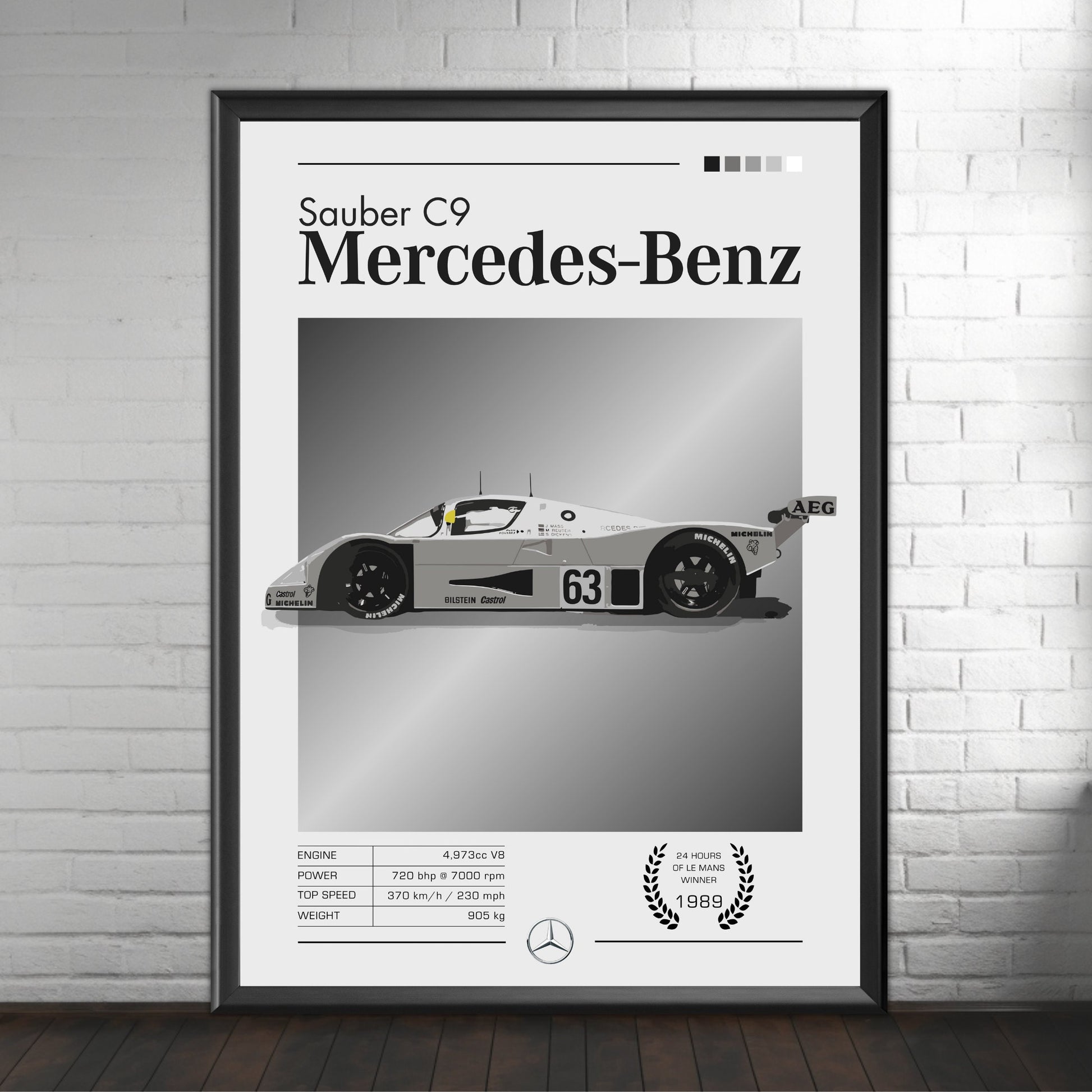 Mercedes-Benz Sauber C9 Print