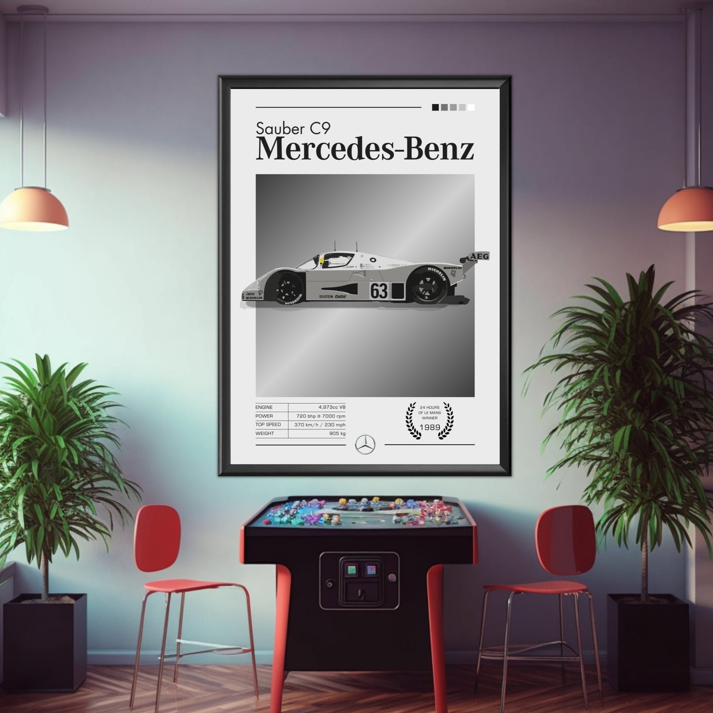 Mercedes-Benz Sauber C9 Print