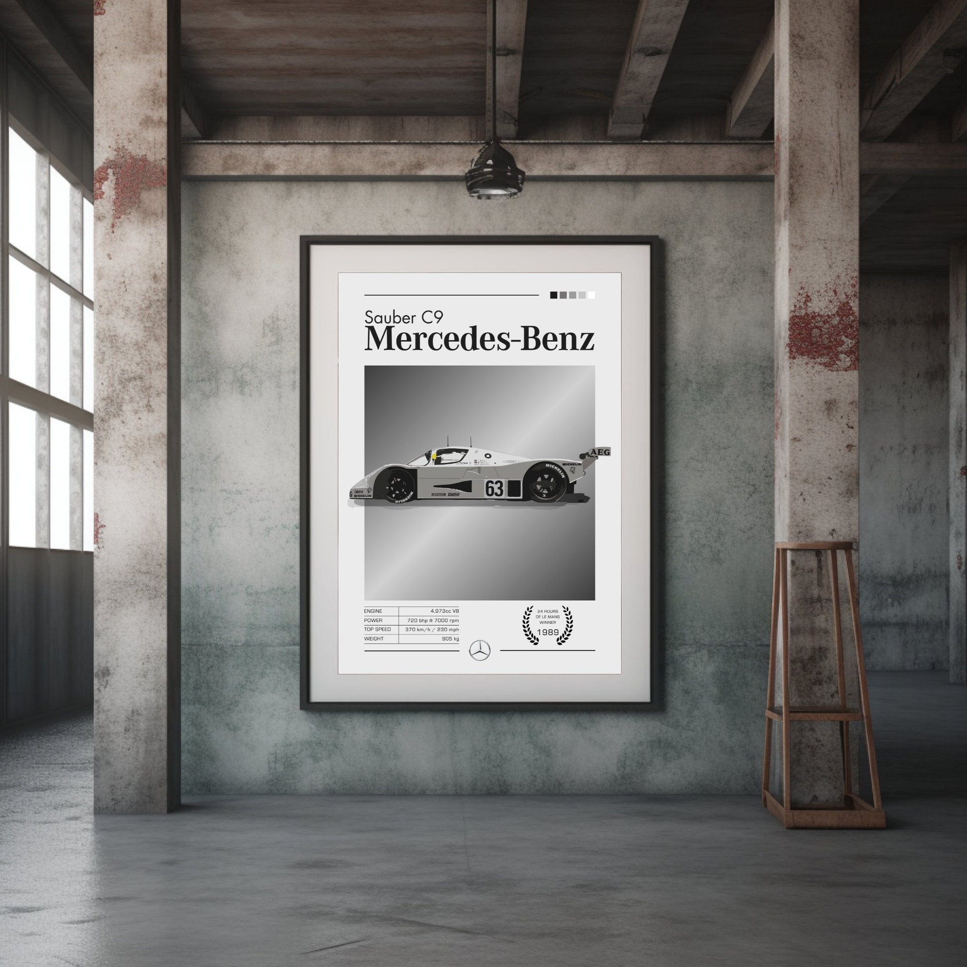 Mercedes-Benz Sauber C9 Print