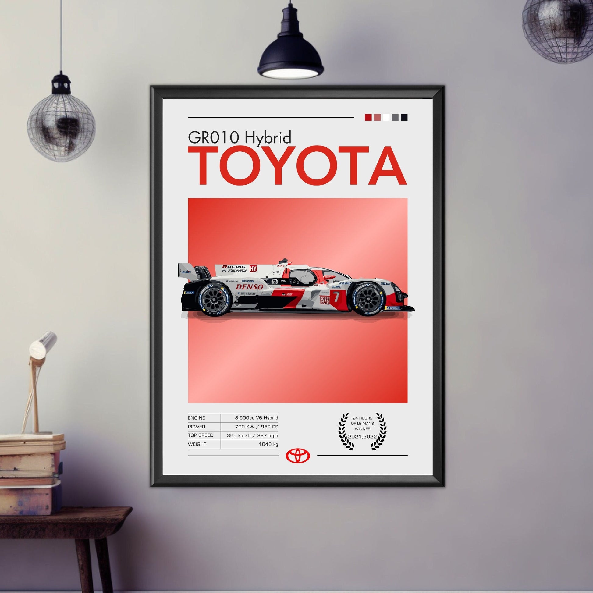 Toyota GR010 Hybrid Poster