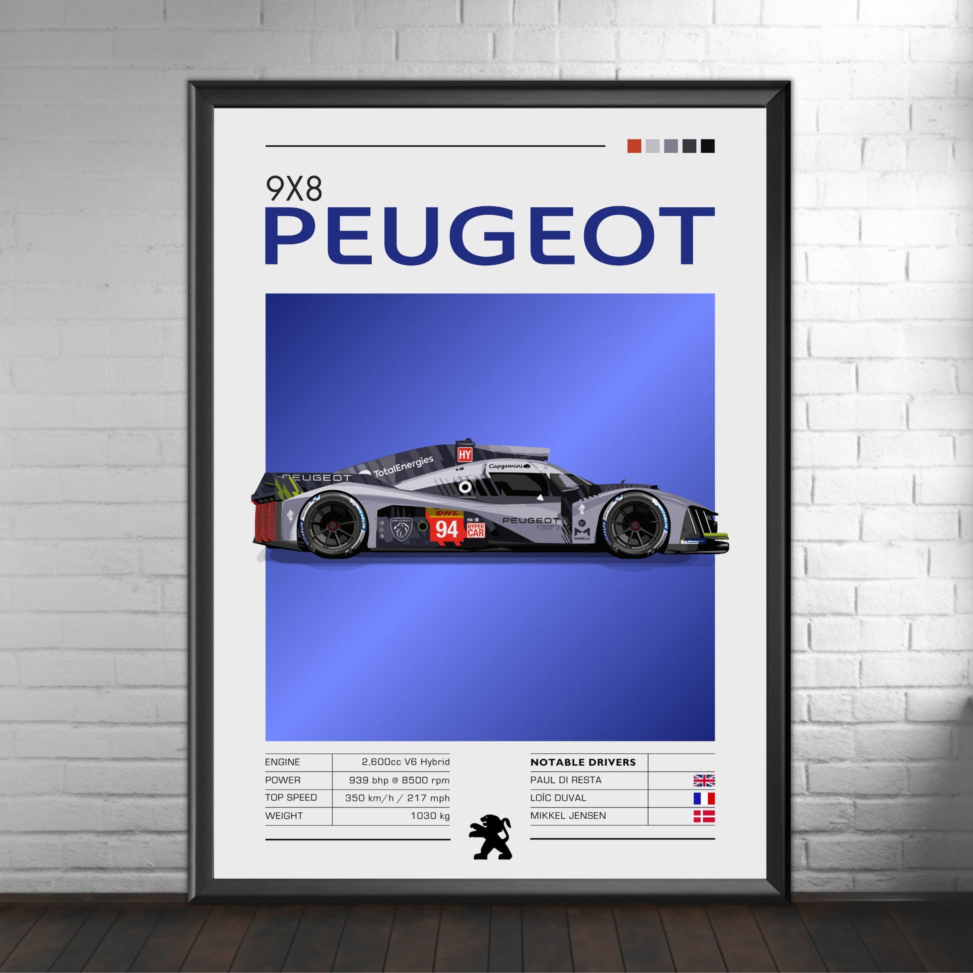 Peugeot 9X8 Print