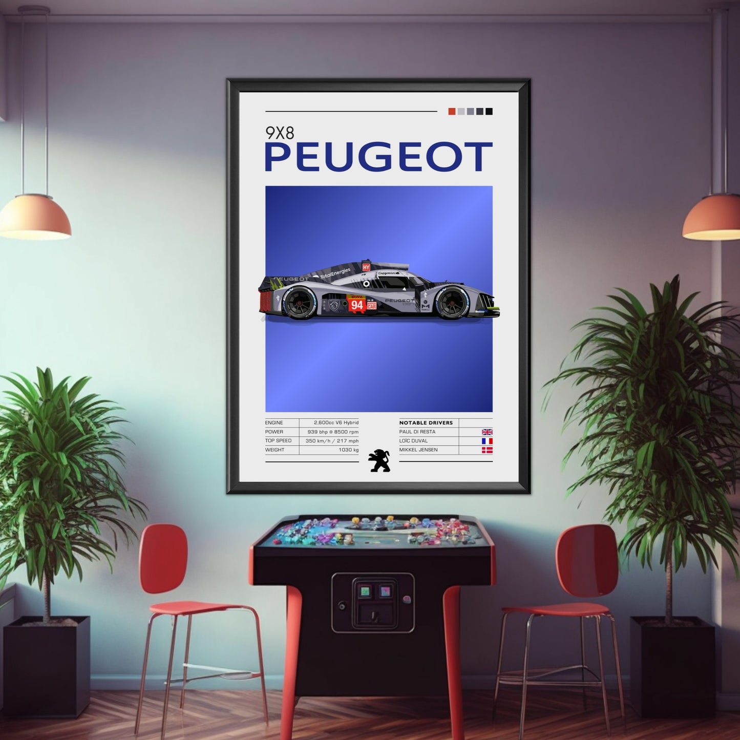 Peugeot 9X8 Print