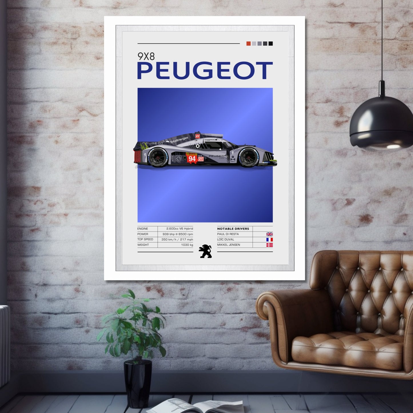 Peugeot 9X8 Print