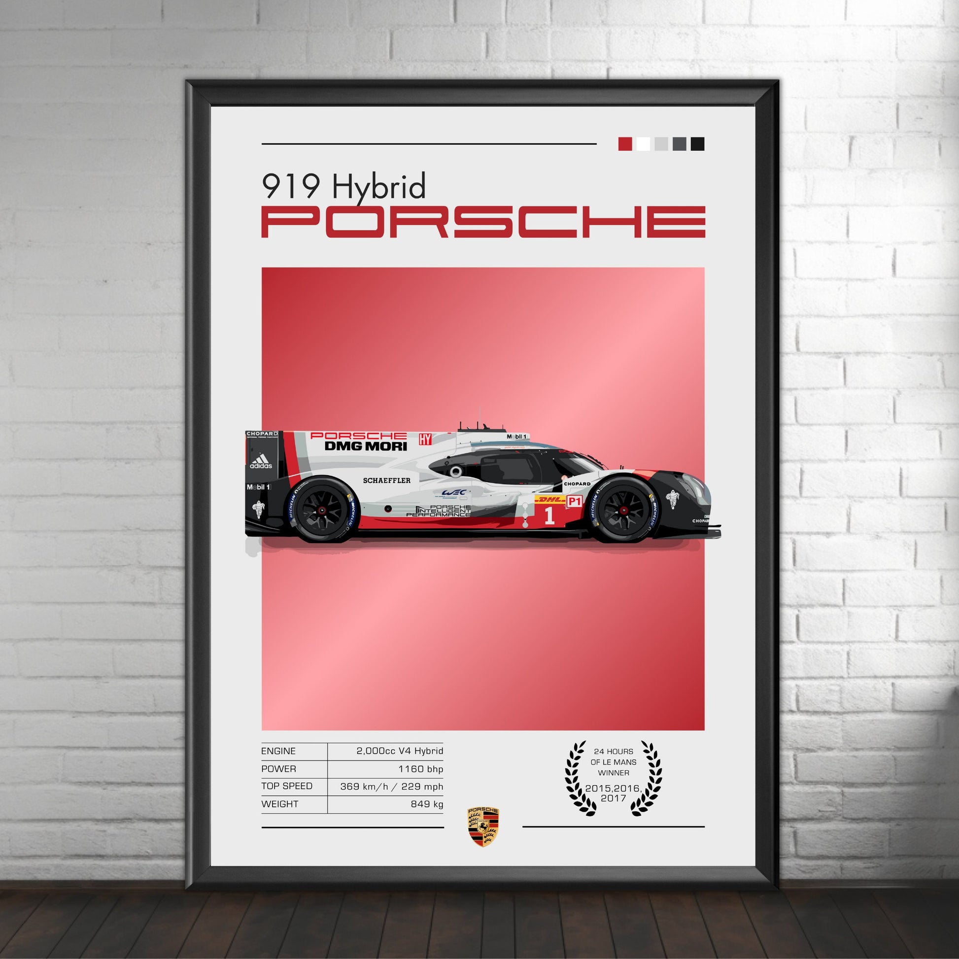 Porsche 919 Hybrid Poster