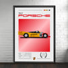 Porsche 962 Print, Porsche 962 Poster, 1980s Car Print, Car Art, Classic Car Print, Car Print, Car Poster, 24h of Le Mans Print, Race Car