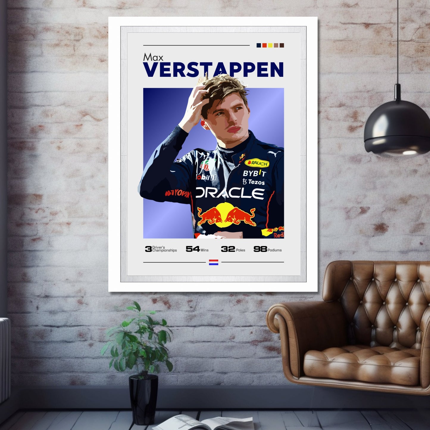 Max Verstappen F1 Print