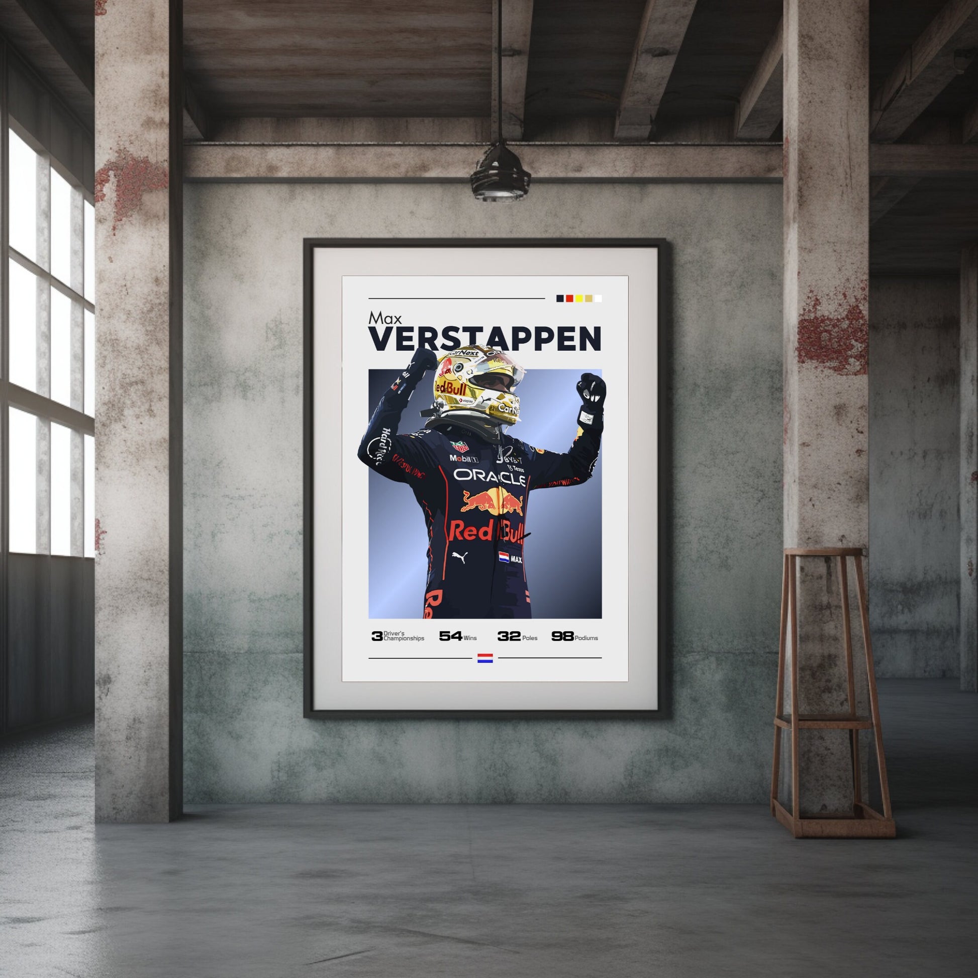 Max Verstappen Poster, F1 Print