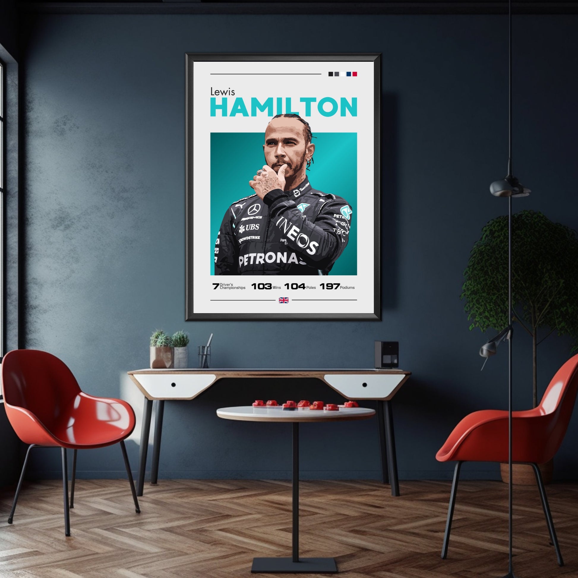 Lewis Hamilton Mercedes-Benz F1 Print