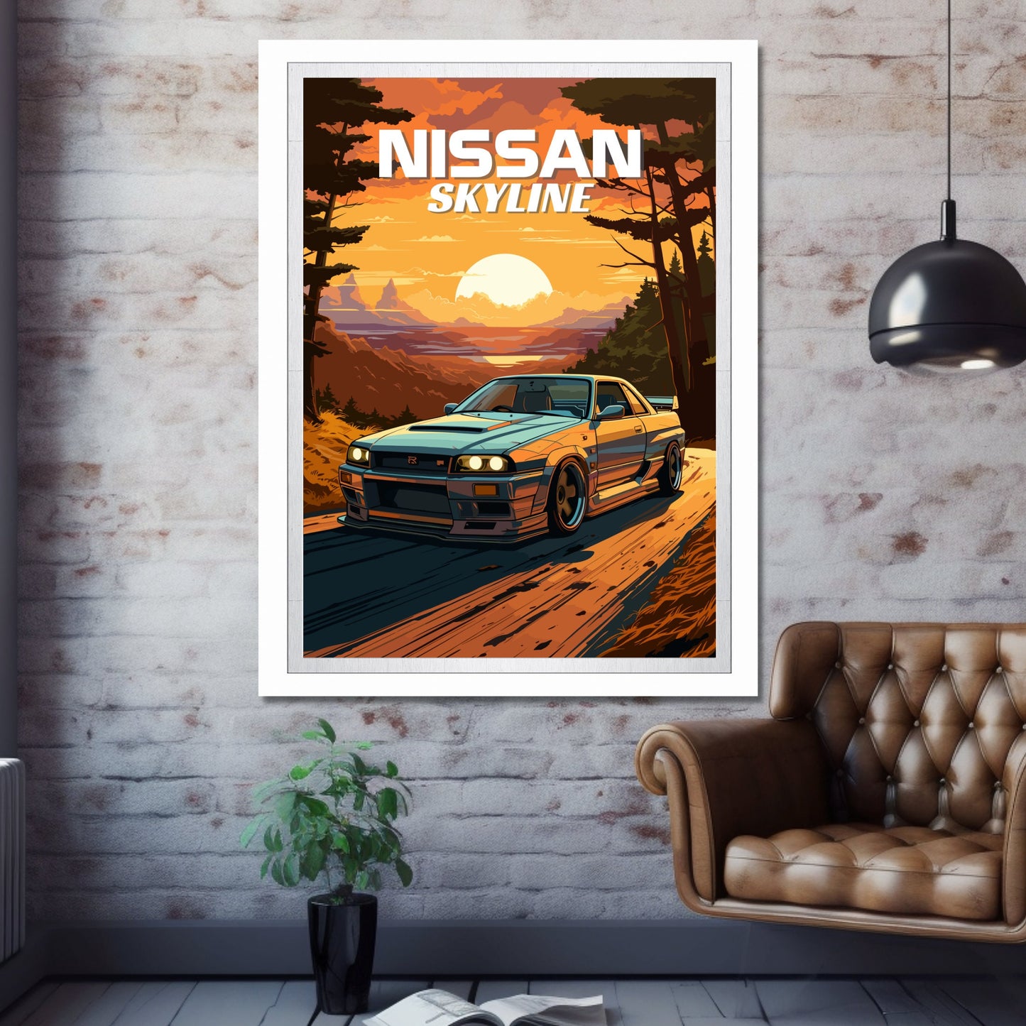 Nissan Skyline R33 Poster - 1990s