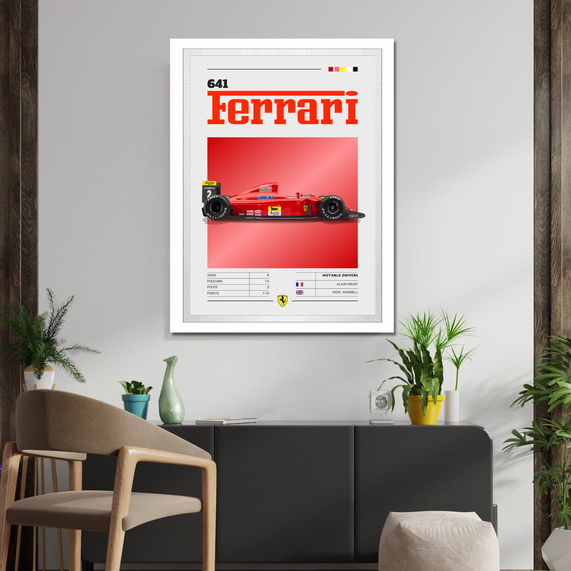 Ferrari 641 Print