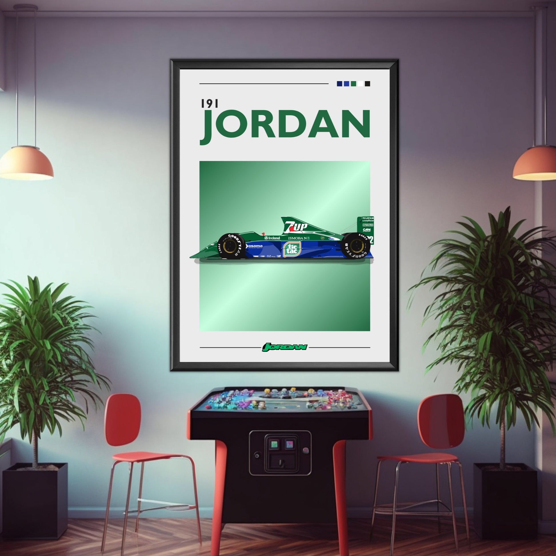 Jordan 191 F1 Print