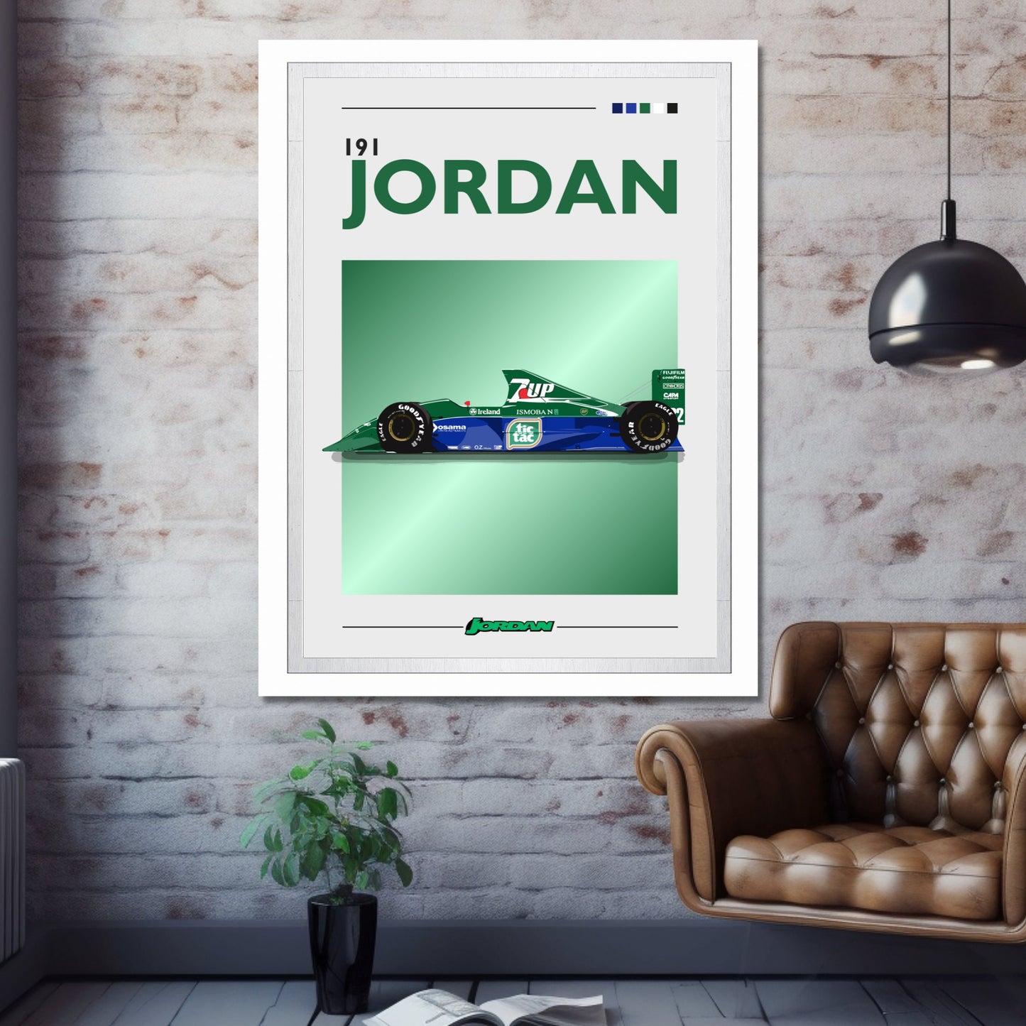 Jordan 191 F1 Print