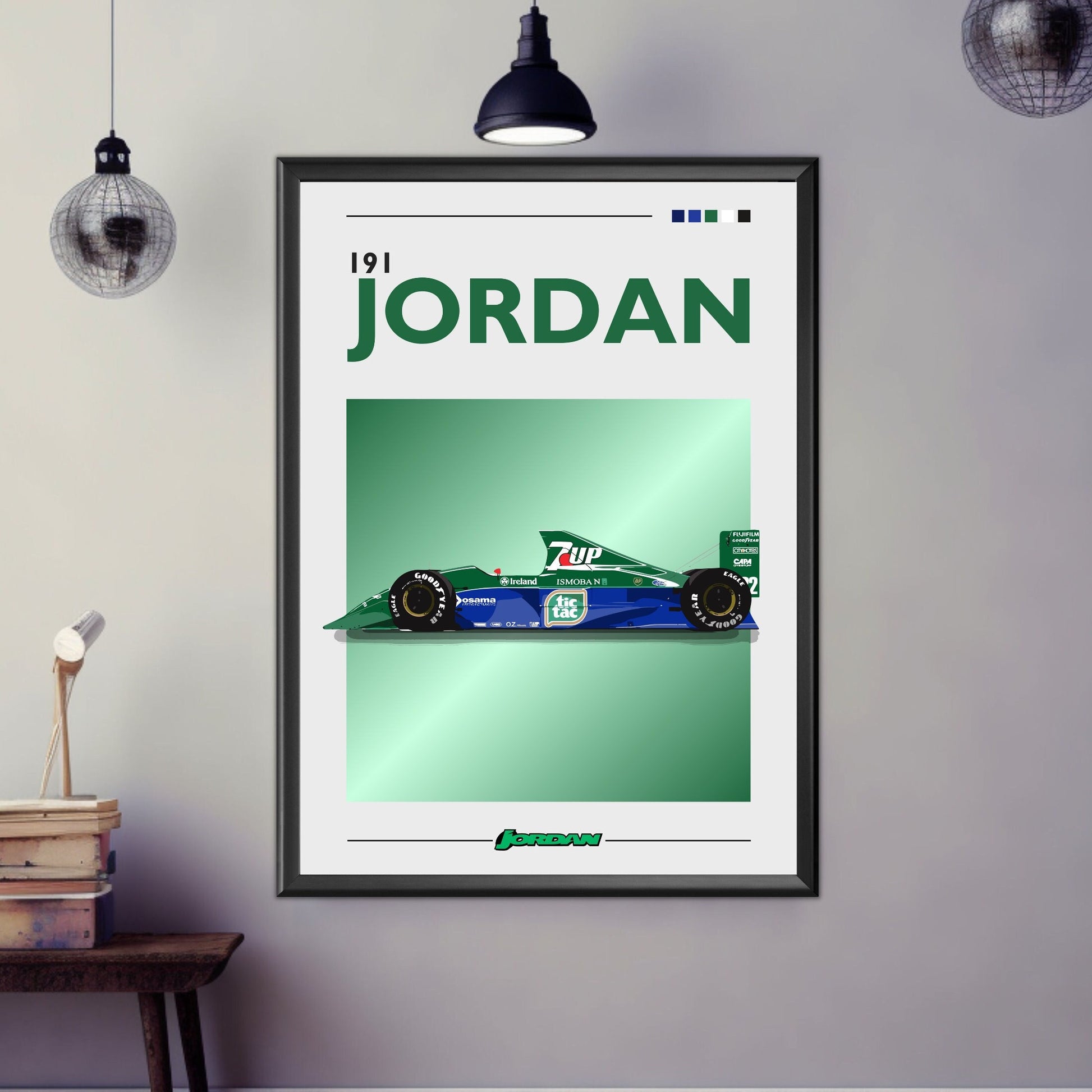 Jordan 191 F1 Print