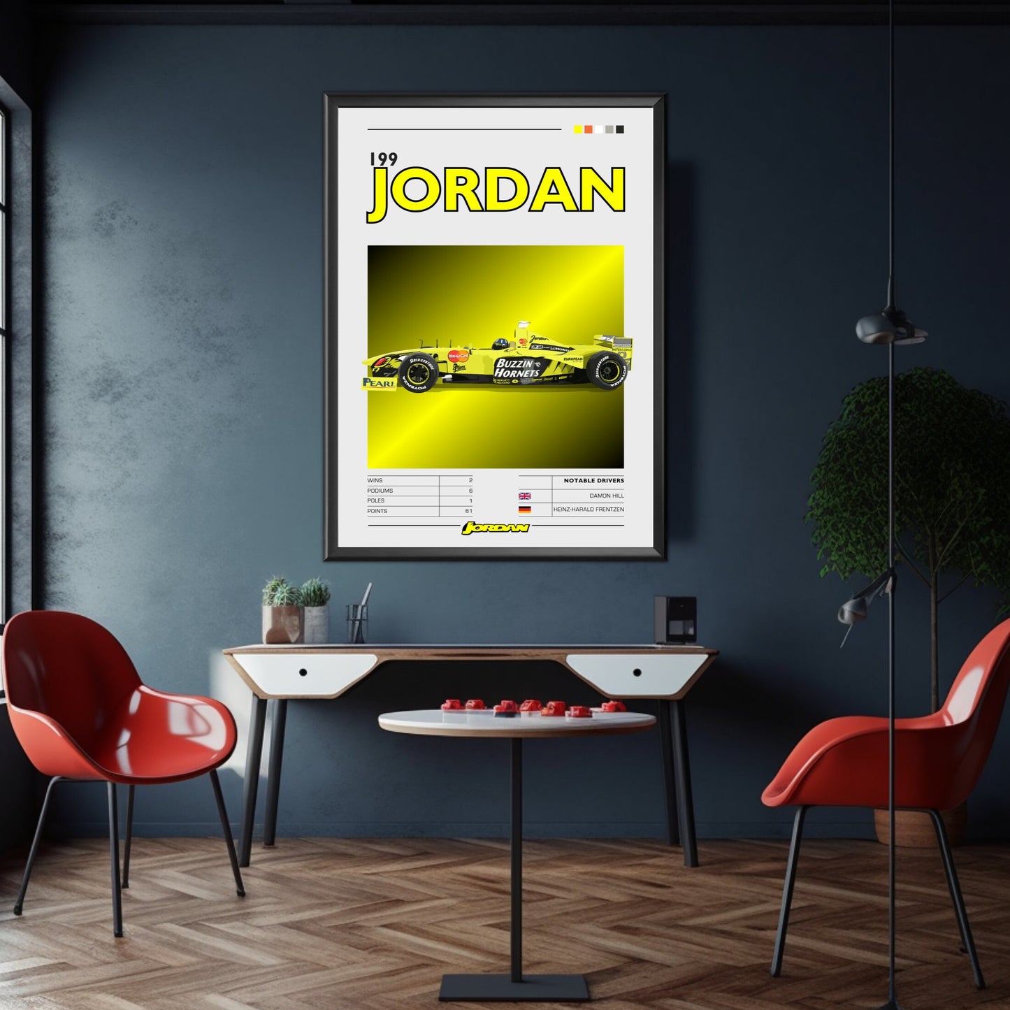 Jordan 199 F1 Poster