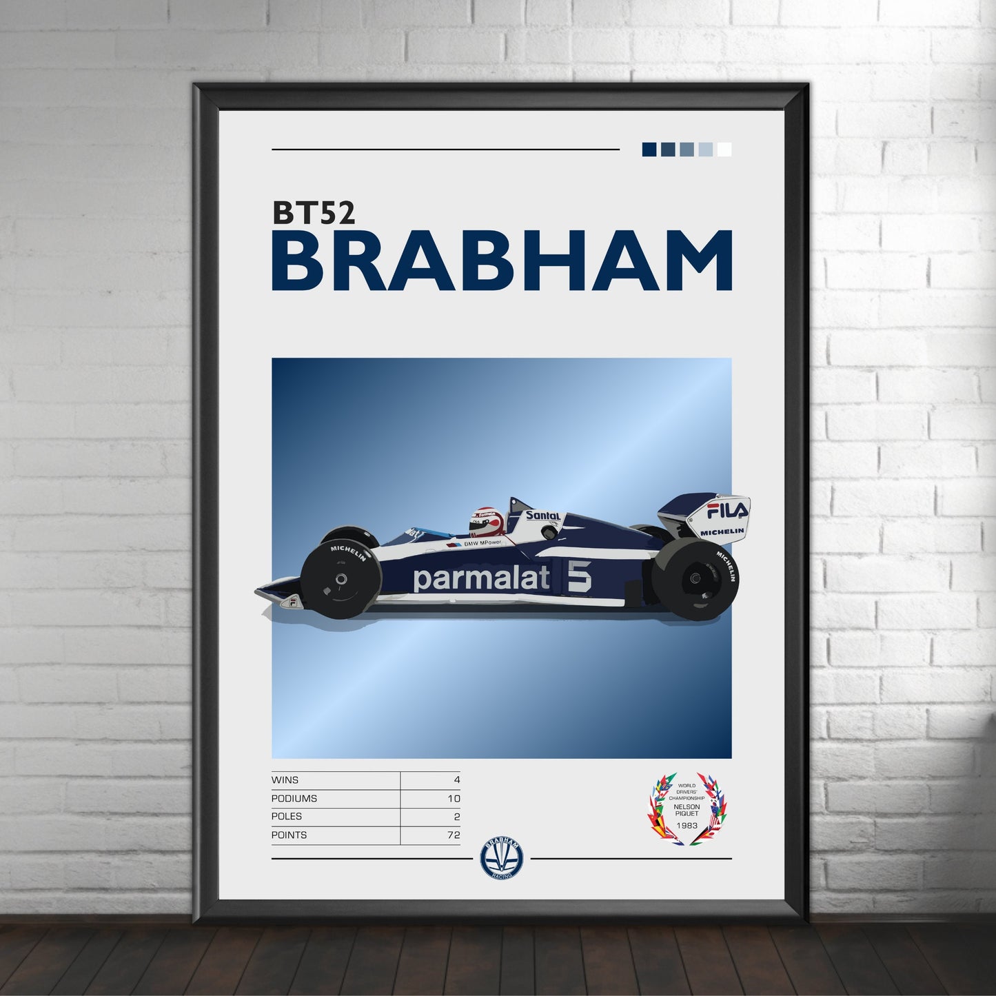 Brabham BT52 F1 Print