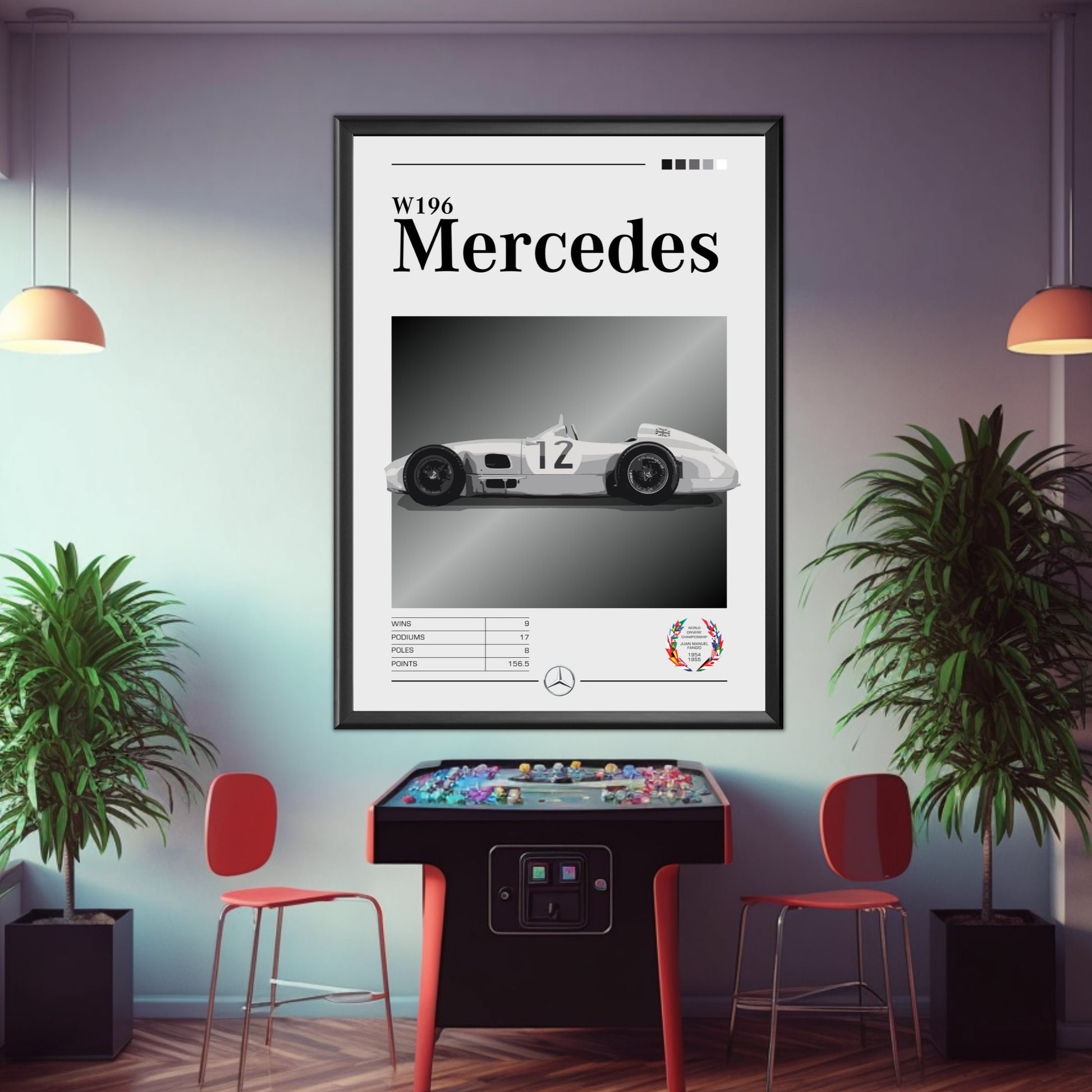 Mercedes-Benz W196 Poster