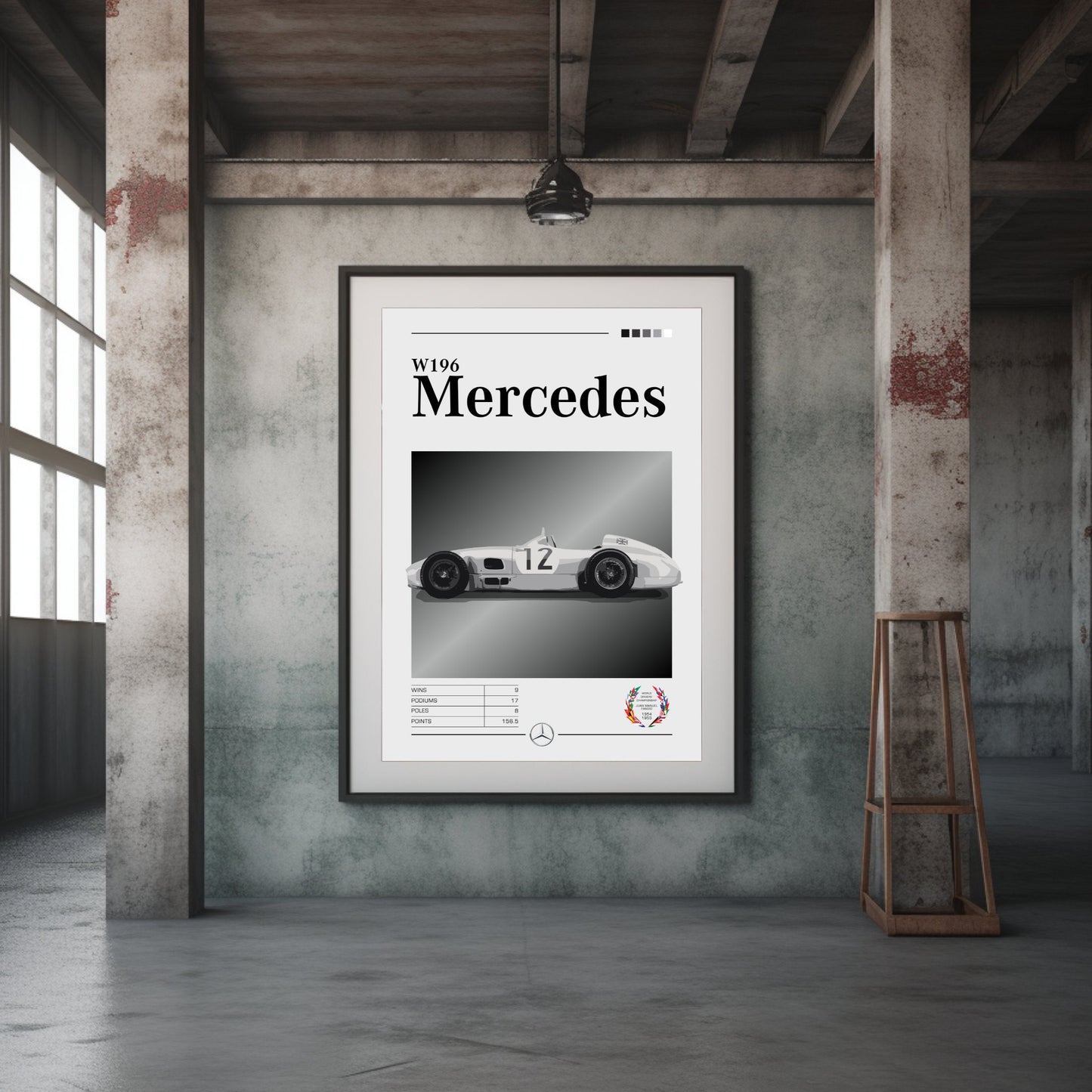 Mercedes-Benz W196 Poster