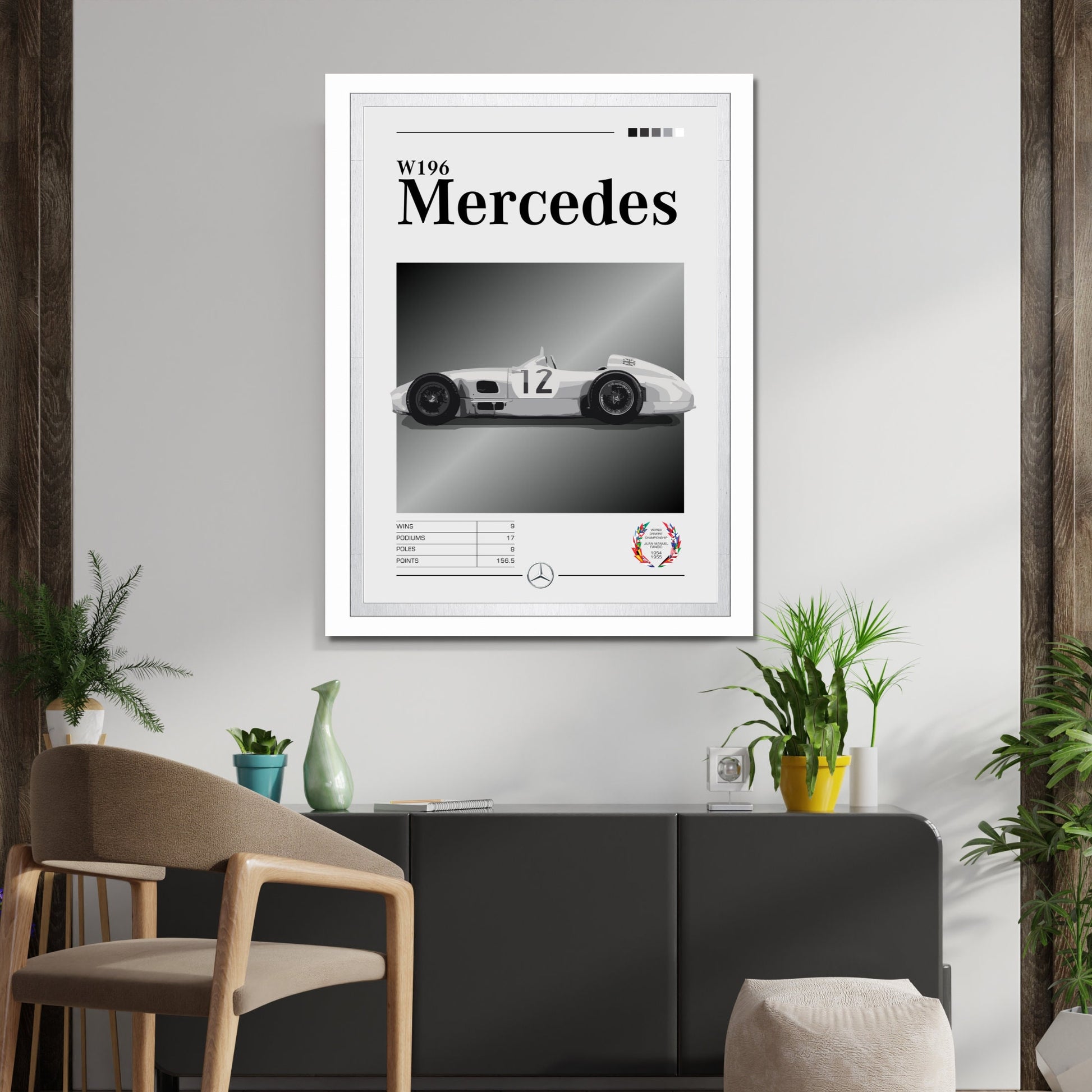 Mercedes-Benz W196 Poster