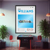 Williams FW07 Poster, Car Print, Williams FW07 Print, Car Poster, Car Art, Formula 1 Print, Formula 1 Poster, Williams Racing, F1 Print