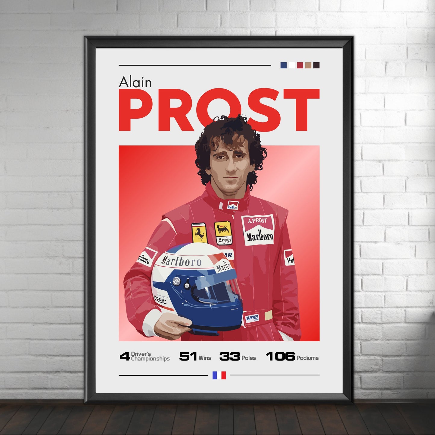 Alain Prost Poster, Williams Racing