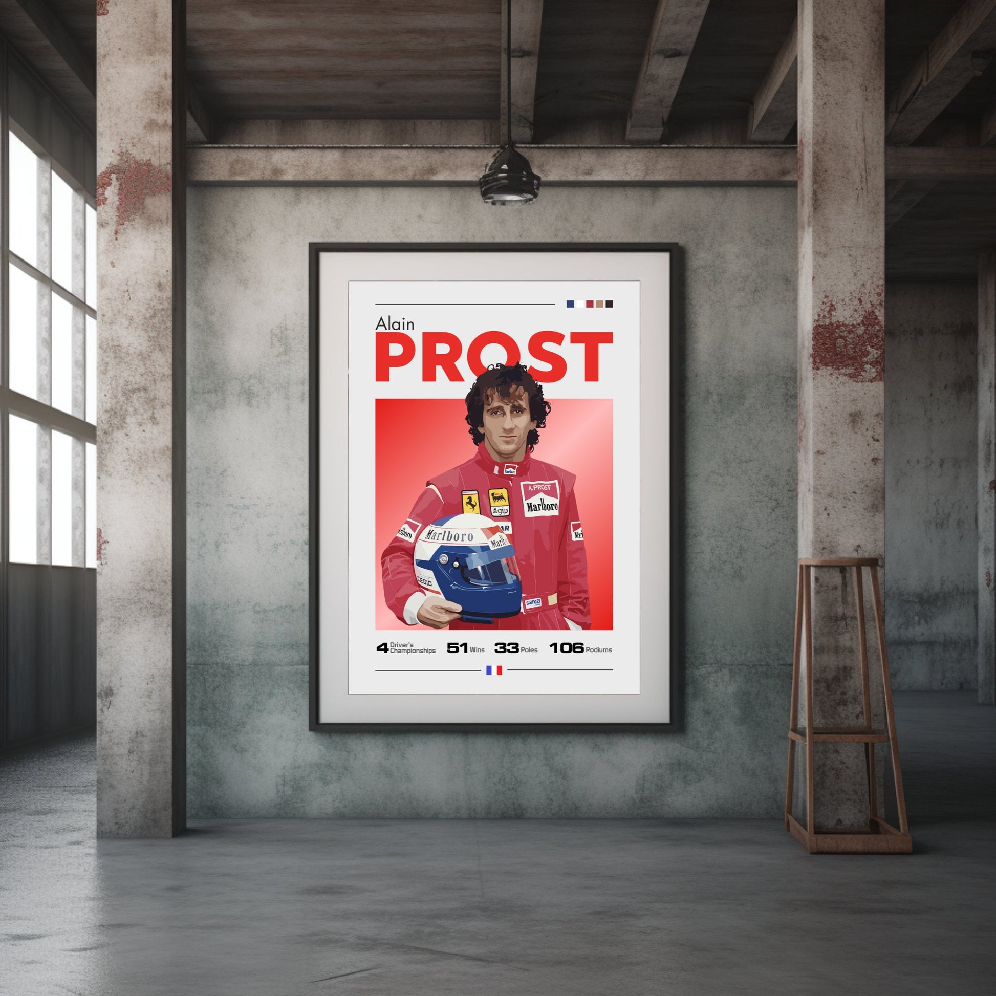 Alain Prost Poster, Williams Racing