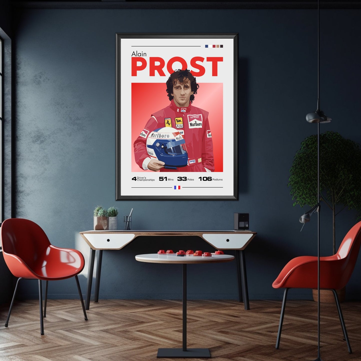 Alain Prost Poster, Williams Racing