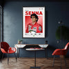 Ayrton Senna Poster, Ayrton Senna Print, F1 Print, F1 Poster, Formula 1 Print, Formula 1 Poster, McLaren Racing, Williams Racing