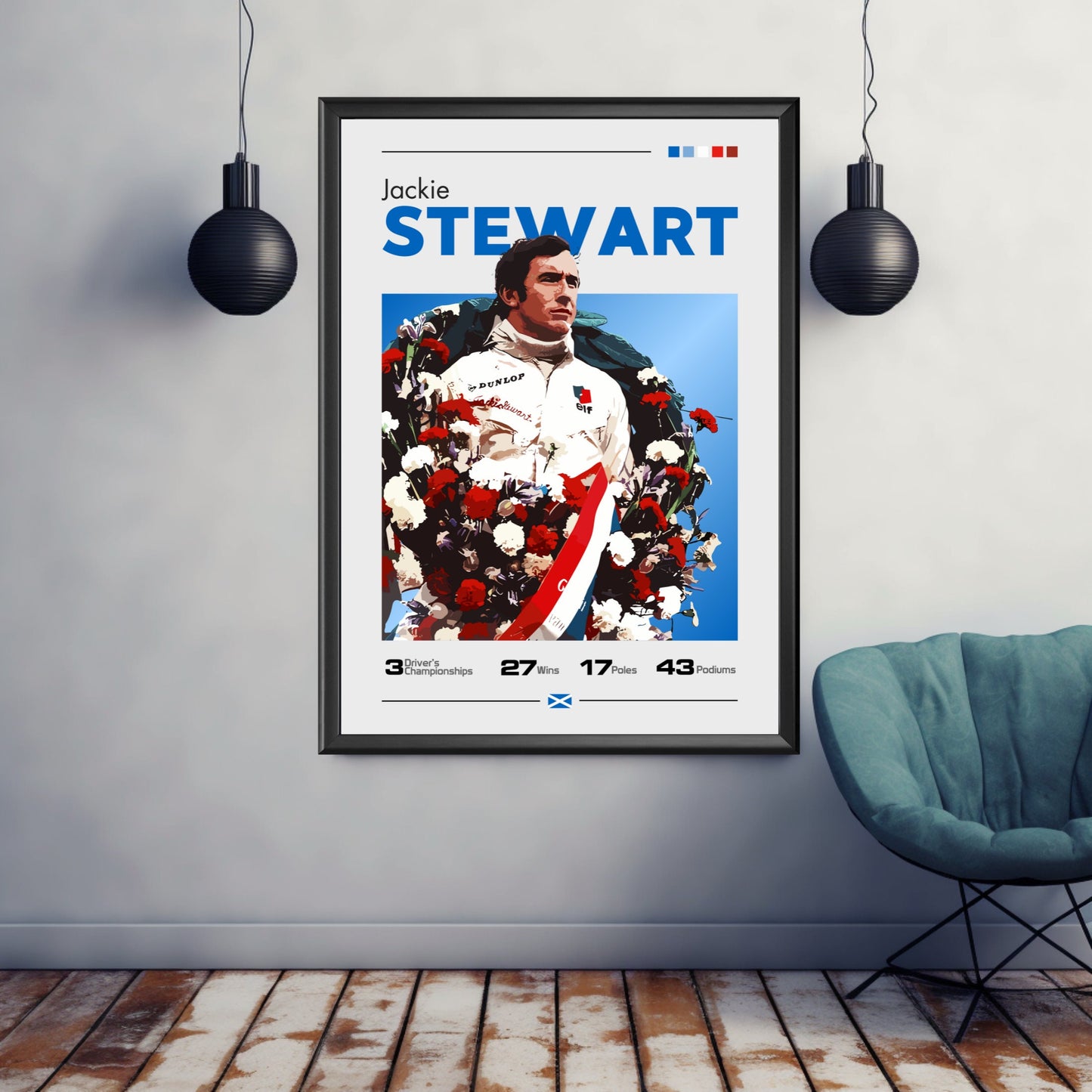 Jackie Stewart Poster, F1