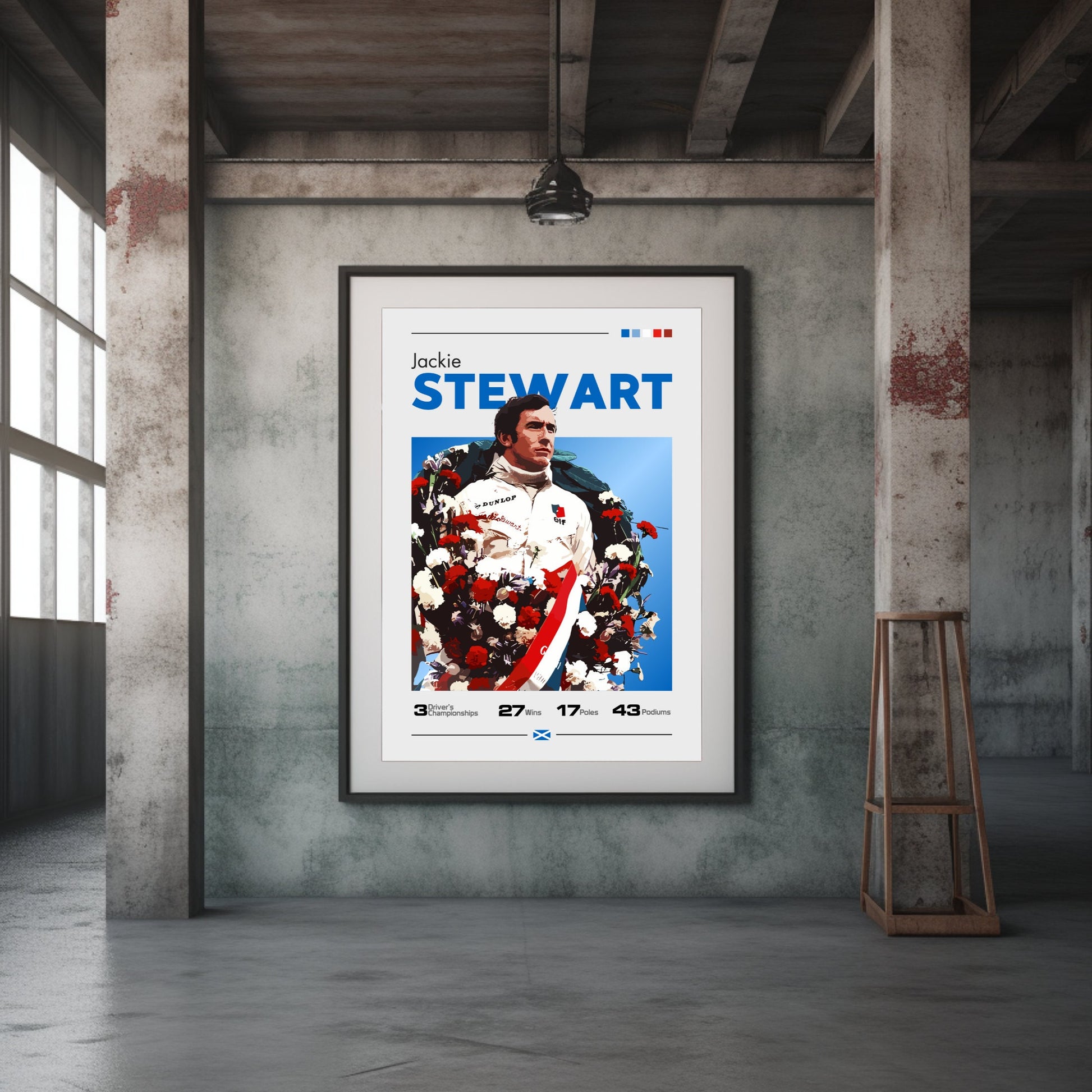 Jackie Stewart Poster, F1