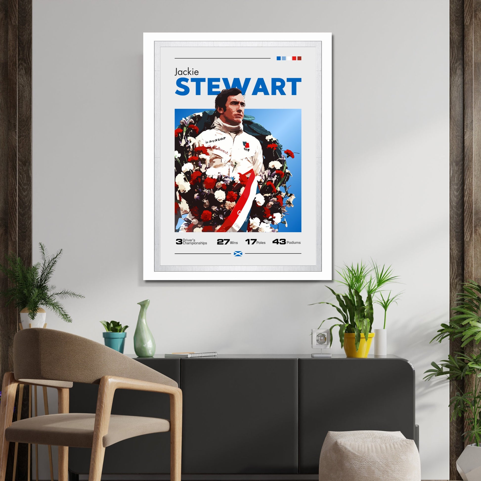 Jackie Stewart Poster, F1