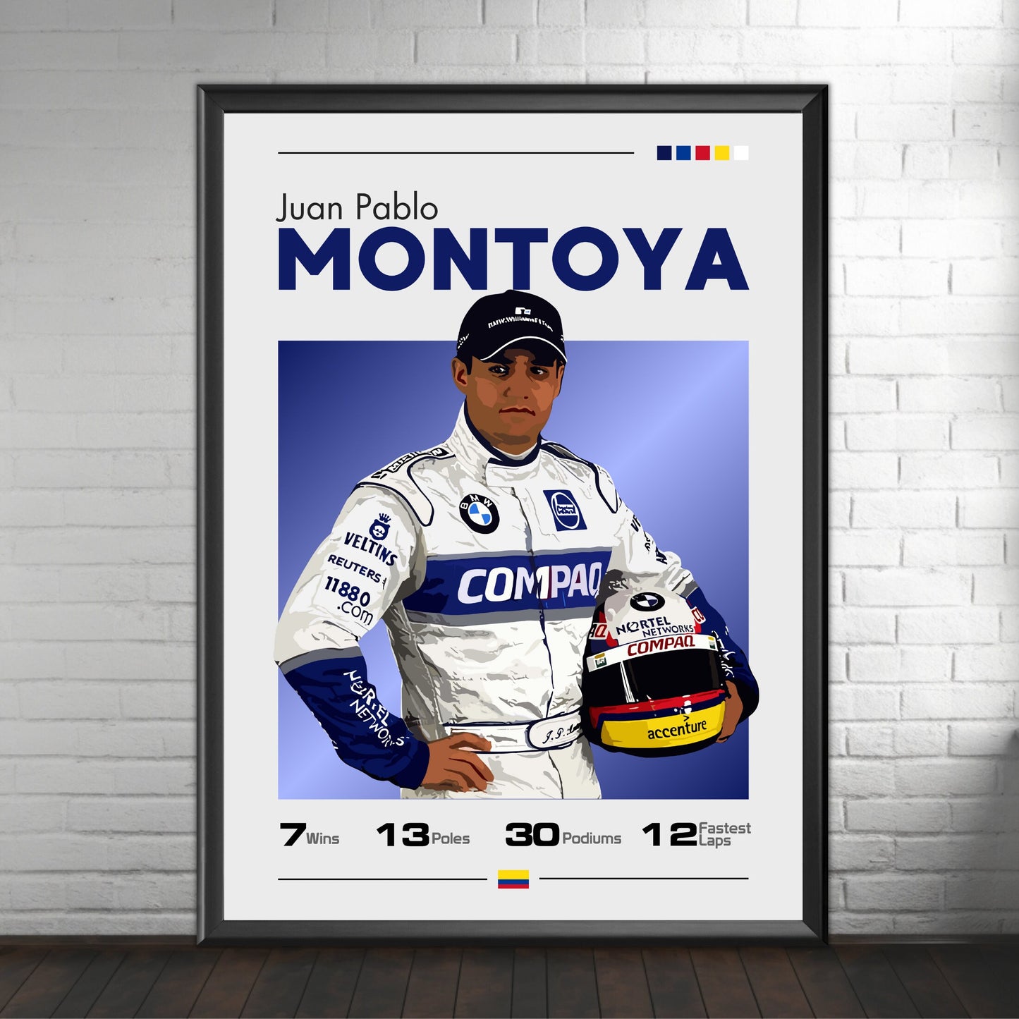 Juan Pablo Montoya Print