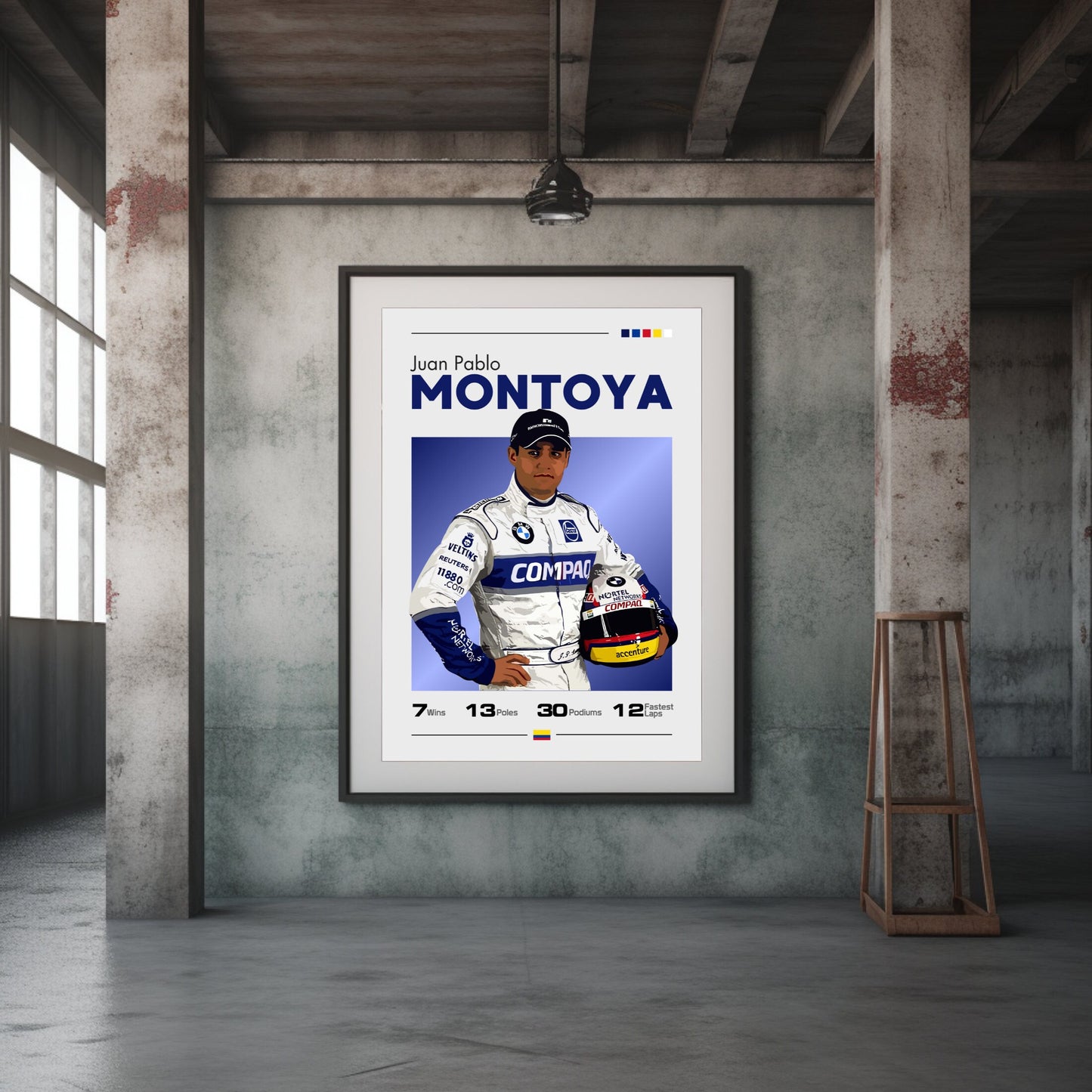 Juan Pablo Montoya Print