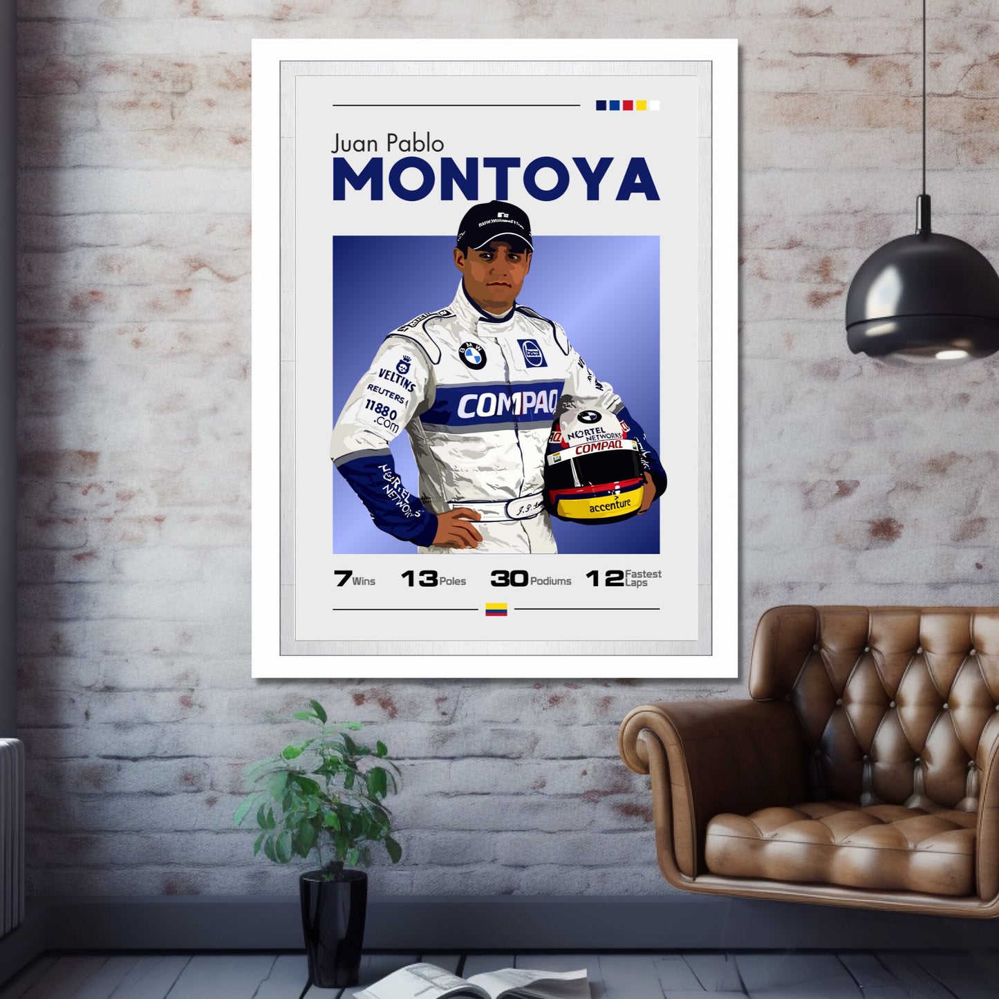 Juan Pablo Montoya Print