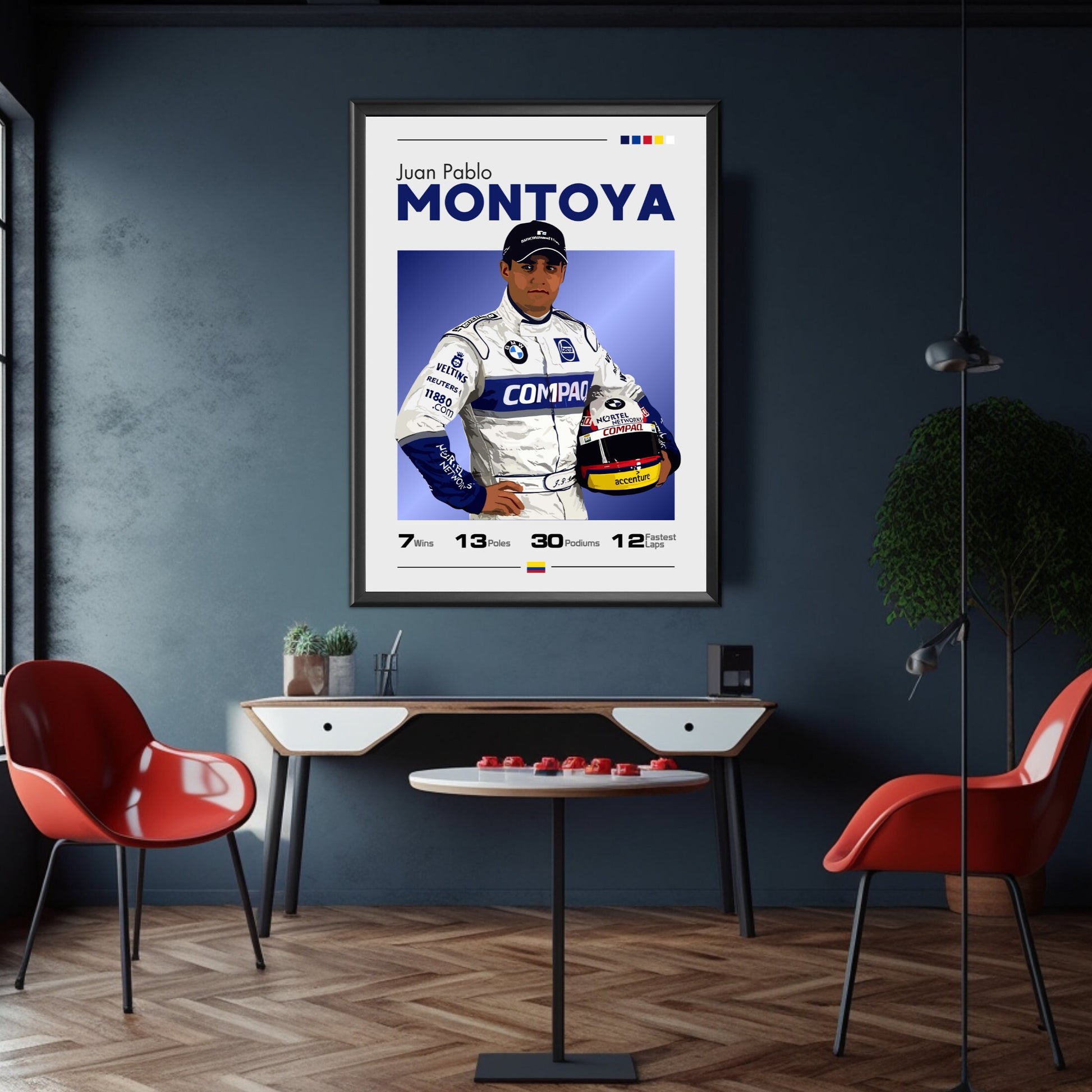 Juan Pablo Montoya Print