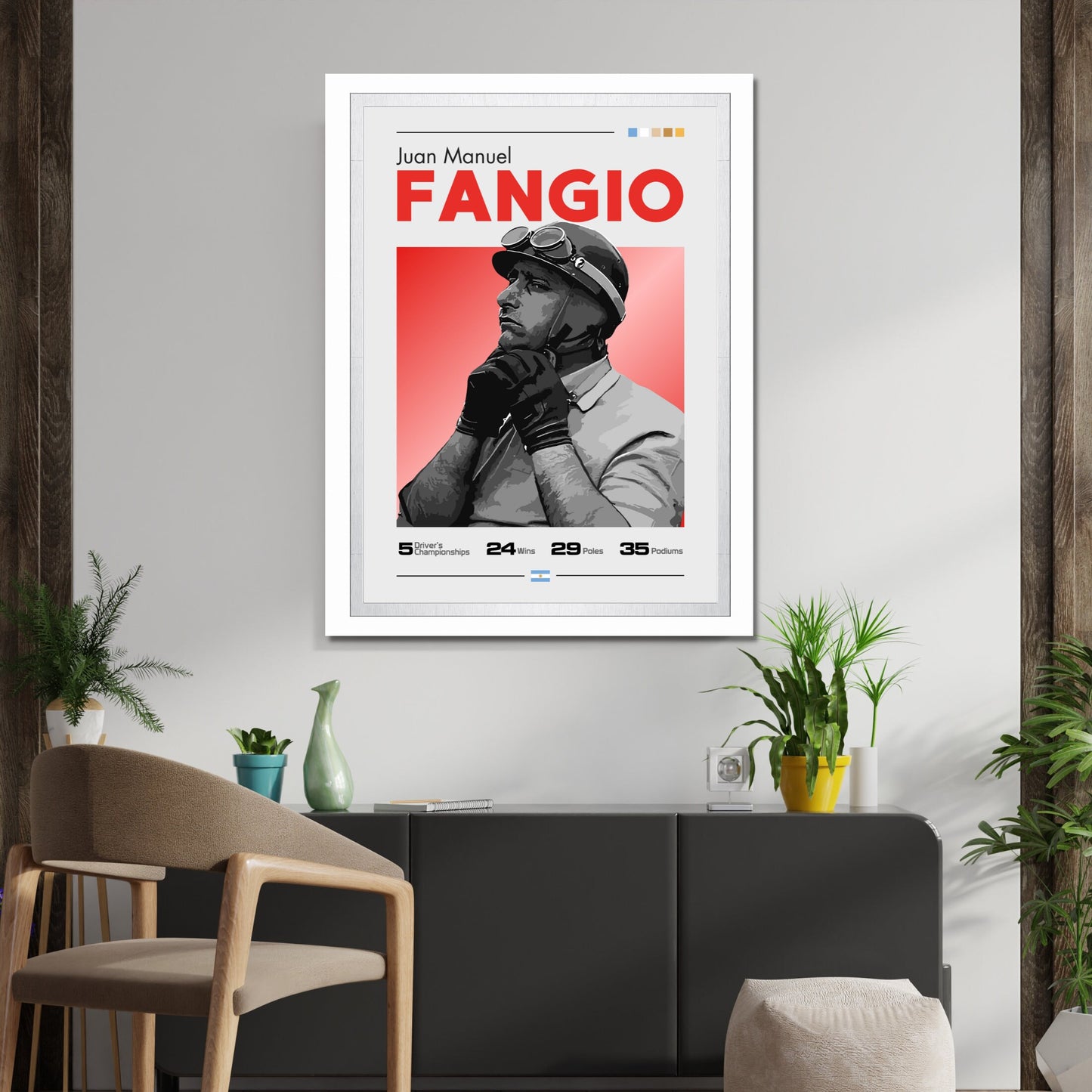 Juan Manuel Fangio Poster