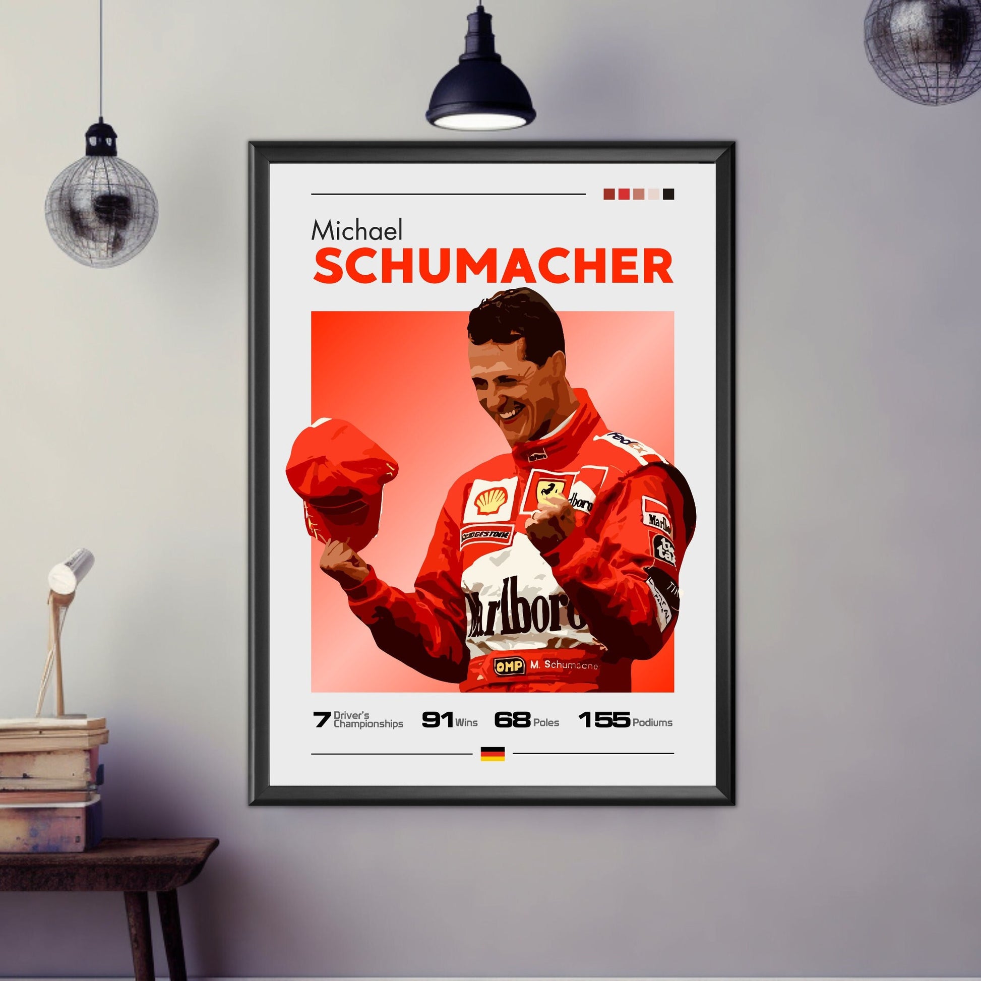 Michael Schumacher Print, F1