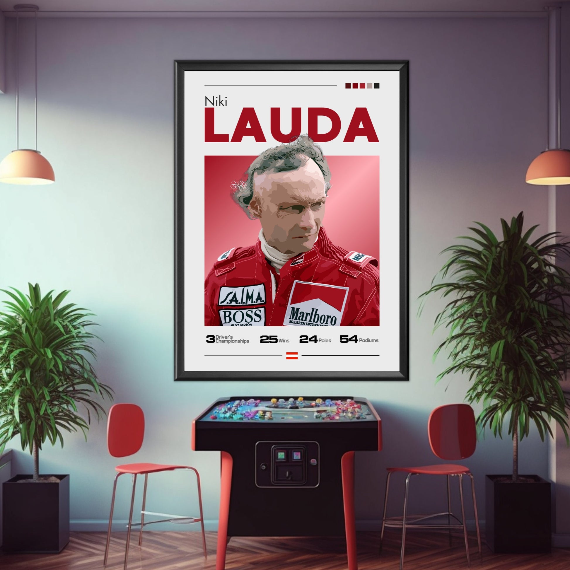 Niki Lauda Print, F1