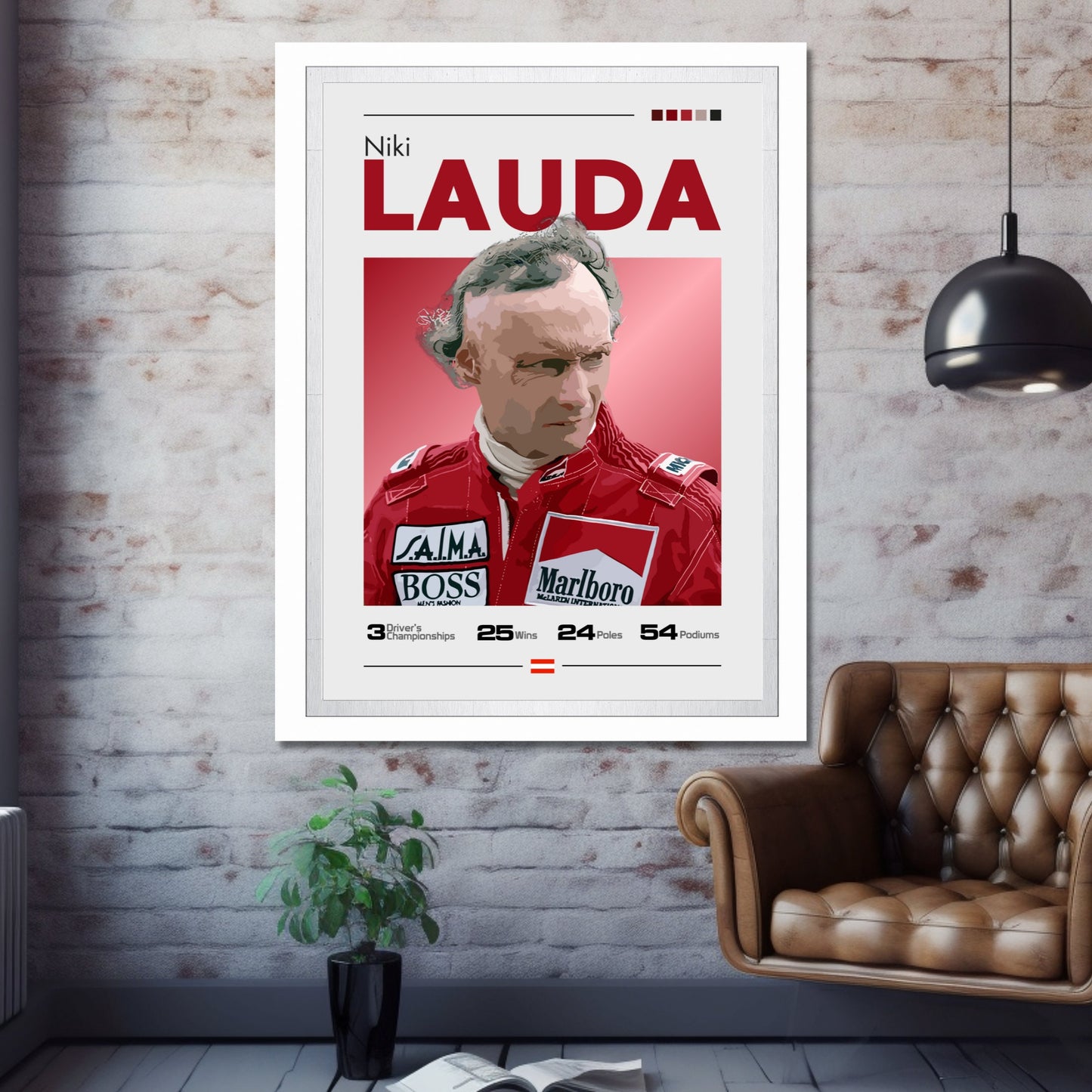 Niki Lauda Print, F1