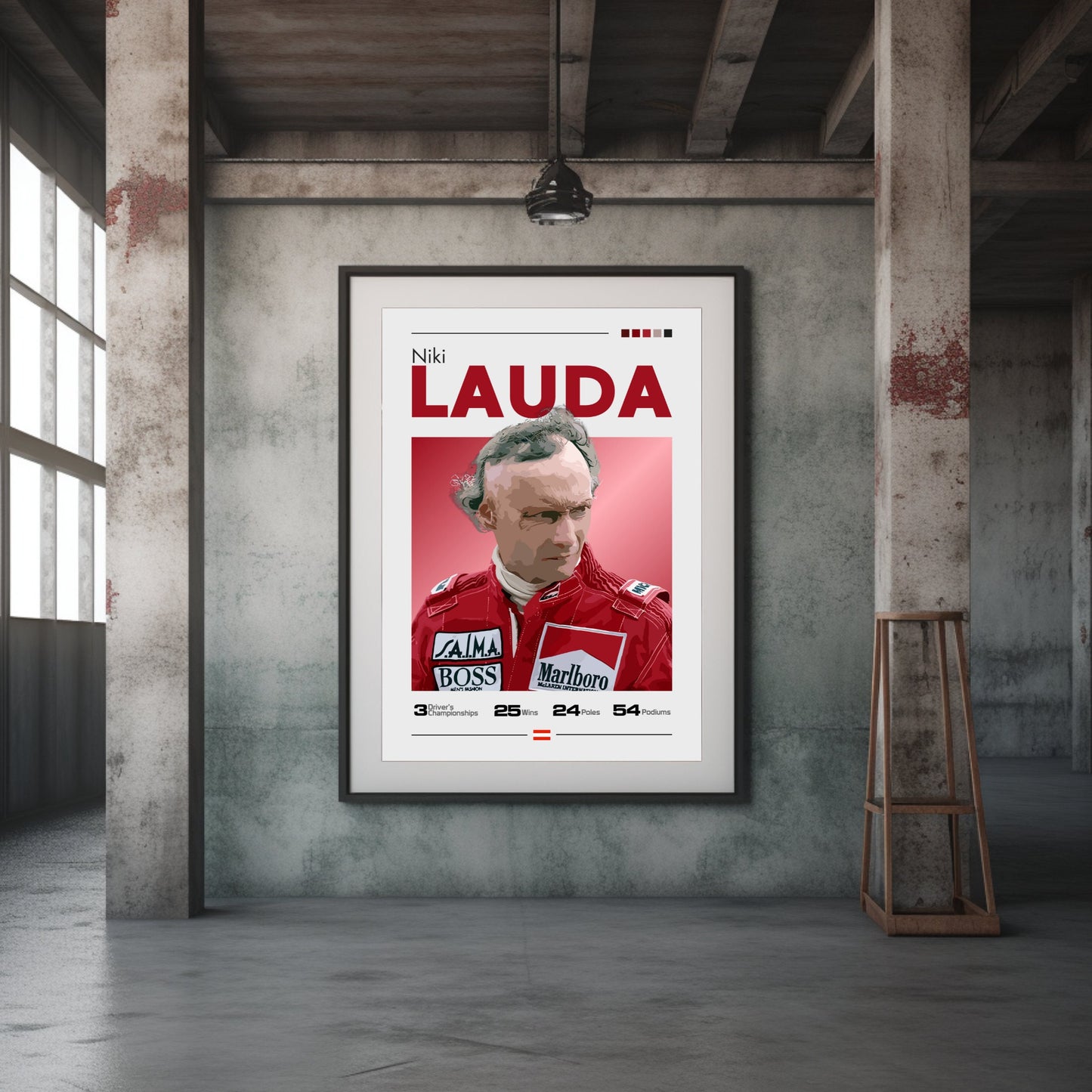 Niki Lauda Print, F1