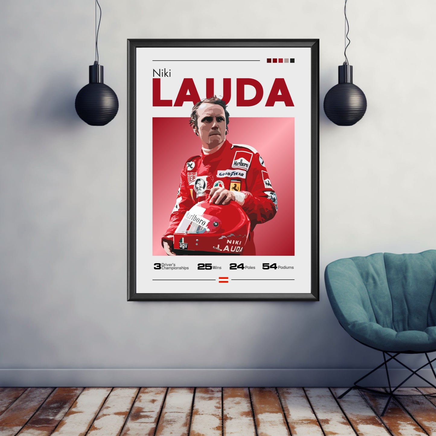 Niki Lauda Print, F1