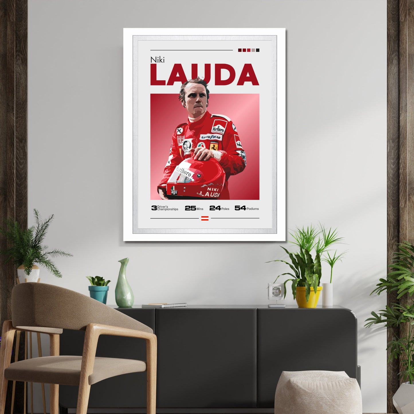 Niki Lauda Print, F1