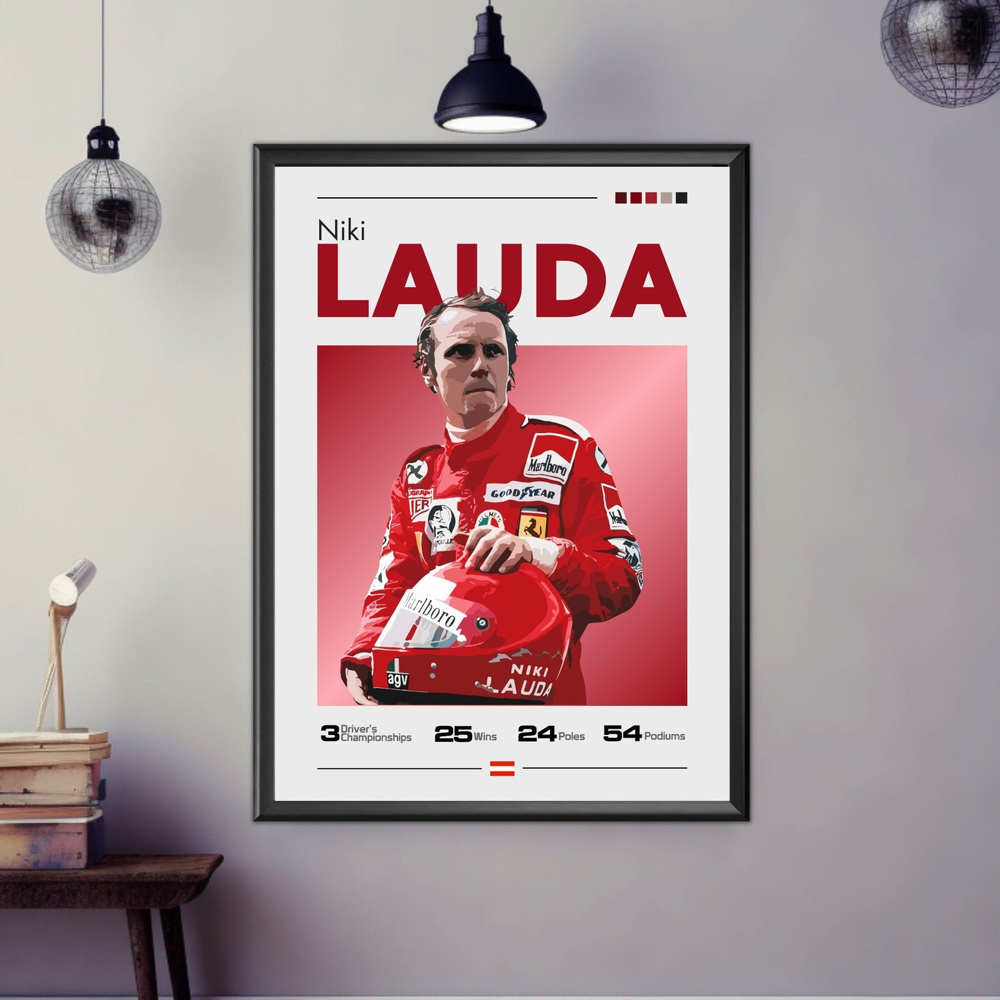 Niki Lauda Print, F1