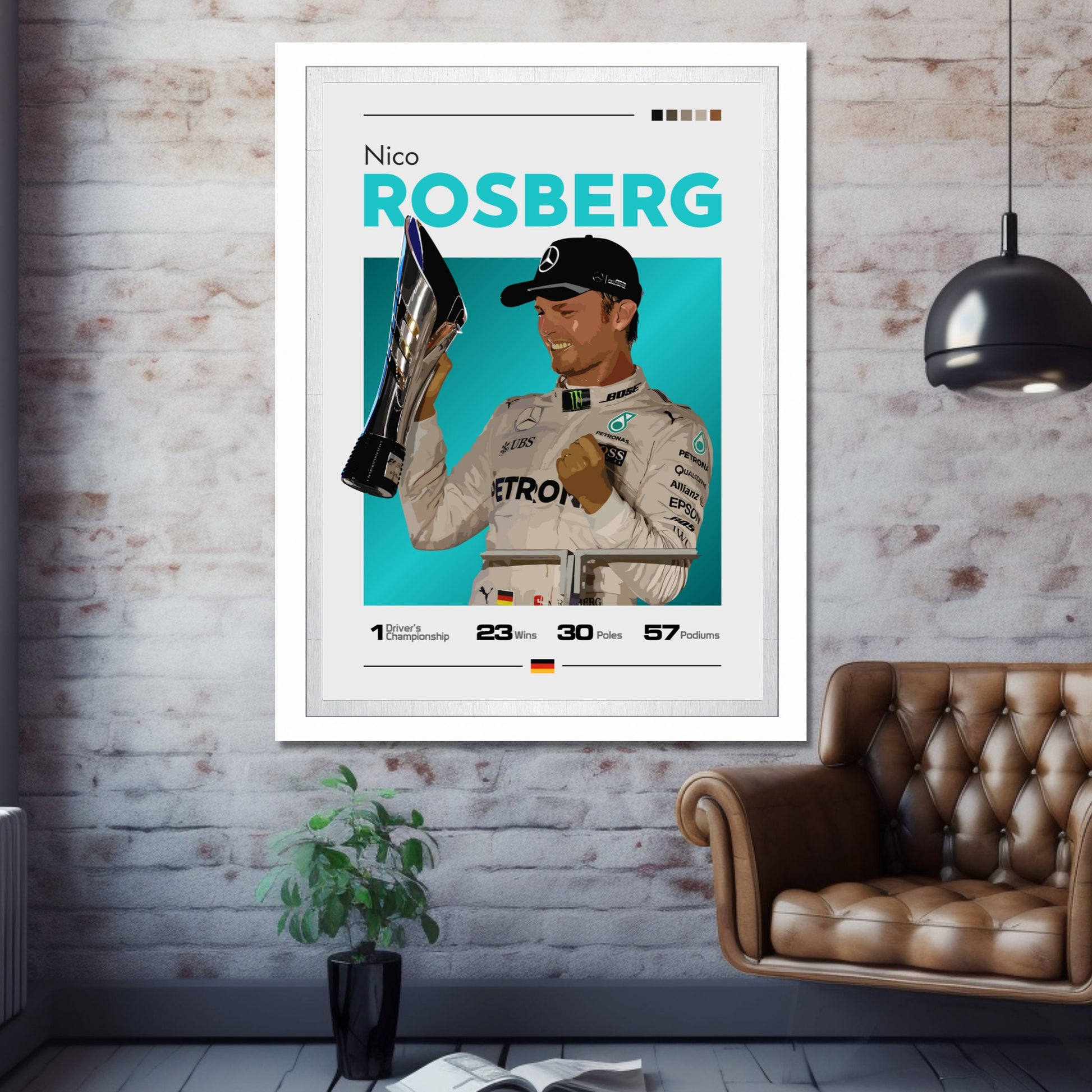 Nico Rosberg Print, F1