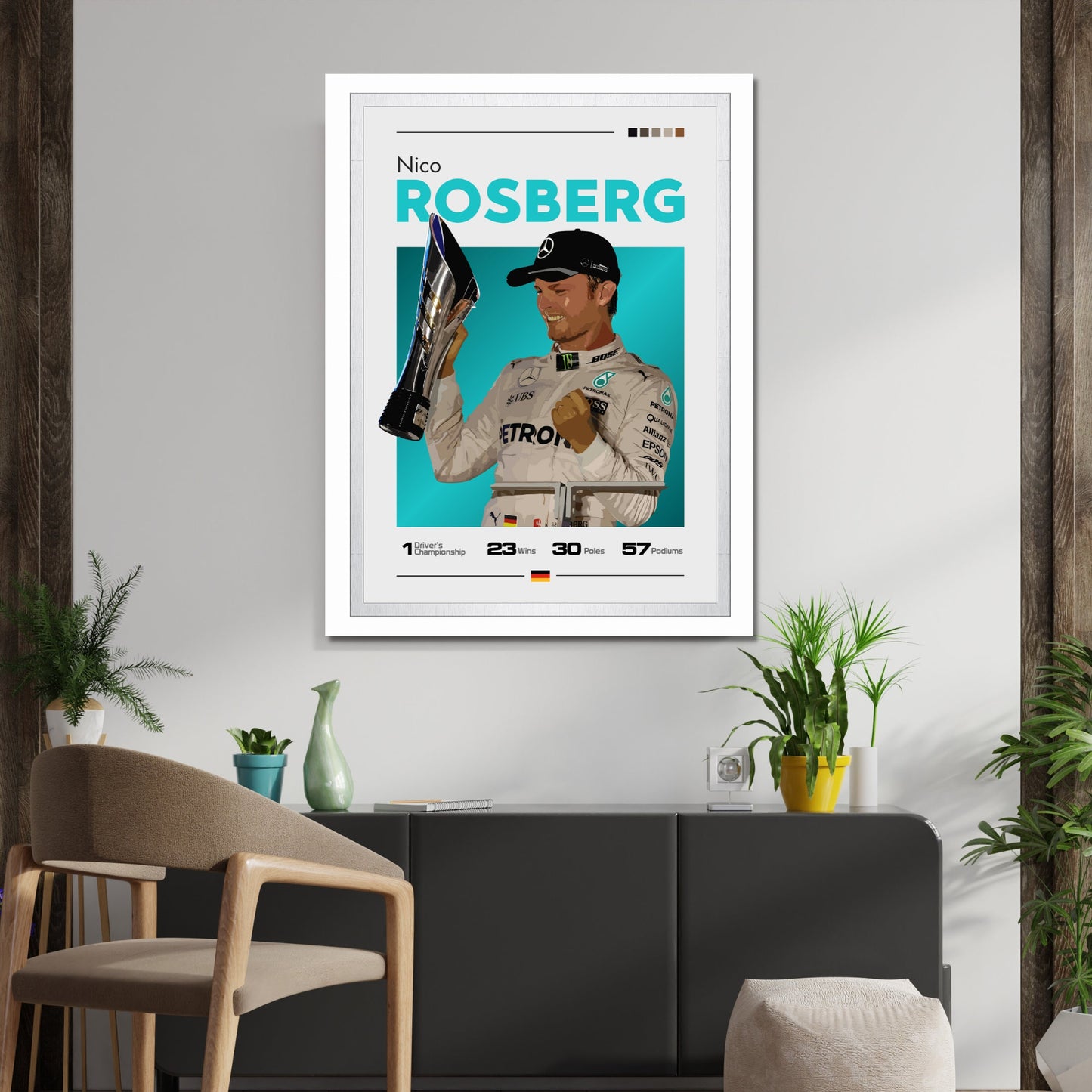 Nico Rosberg Print, F1