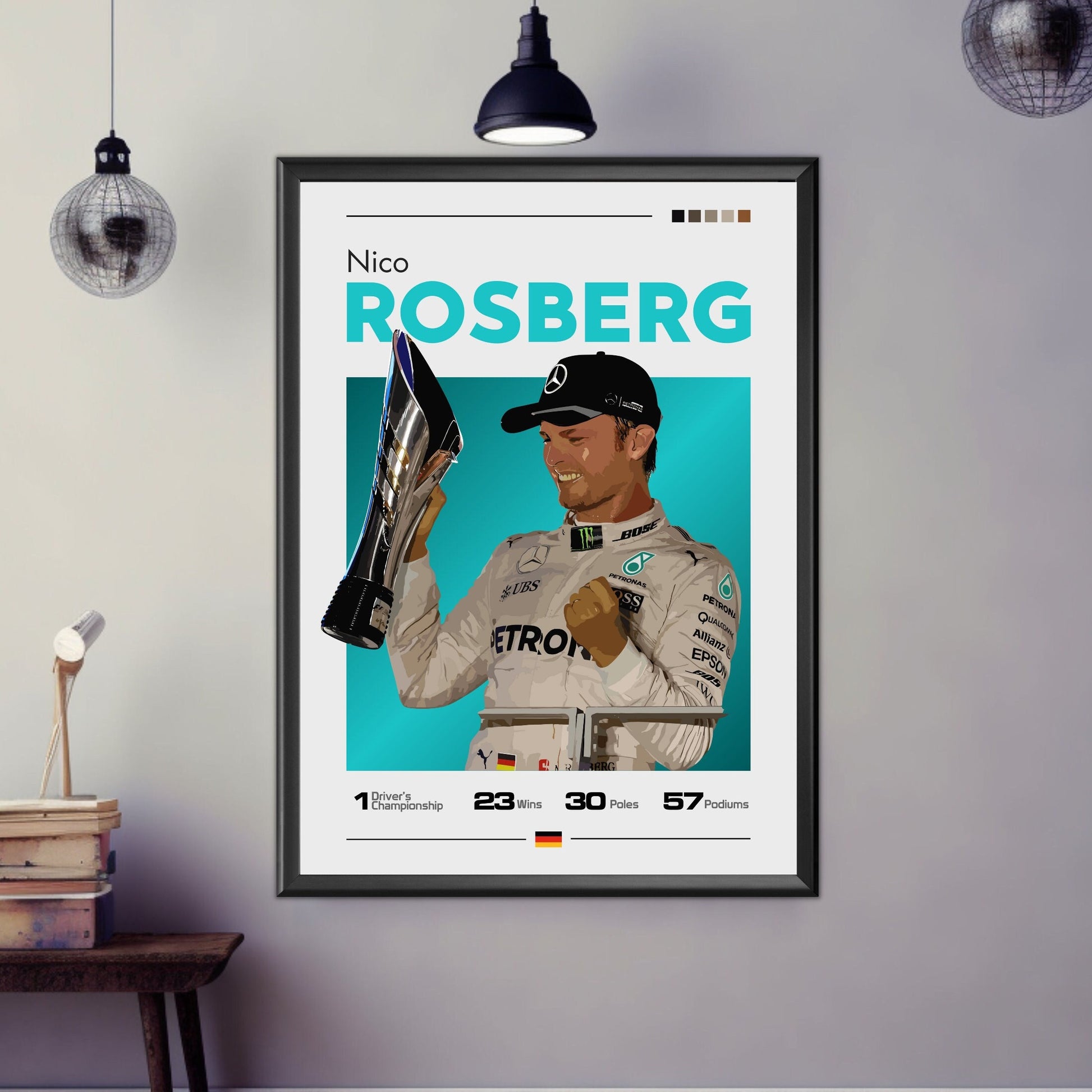 Nico Rosberg Print, F1