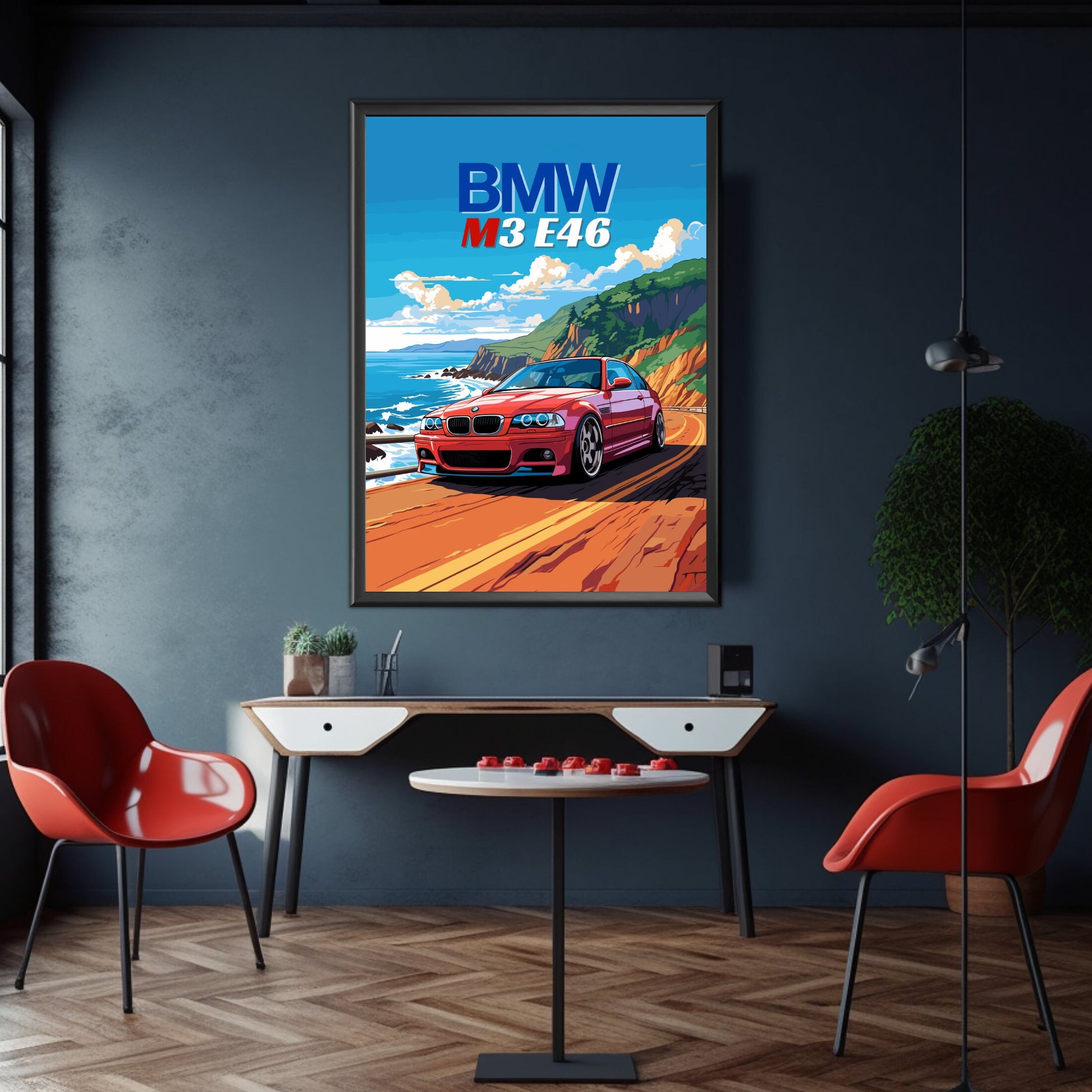 BMW M3 E46 Print, 2000s Car