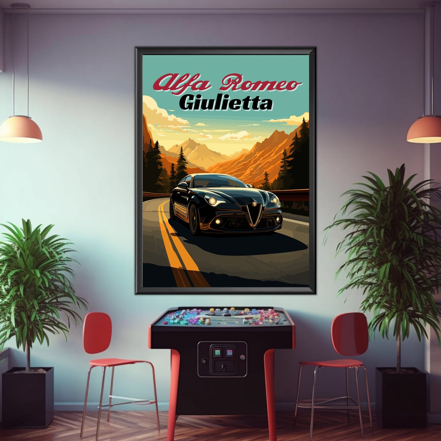 Alfa Romeo Giulietta Classic Car Print