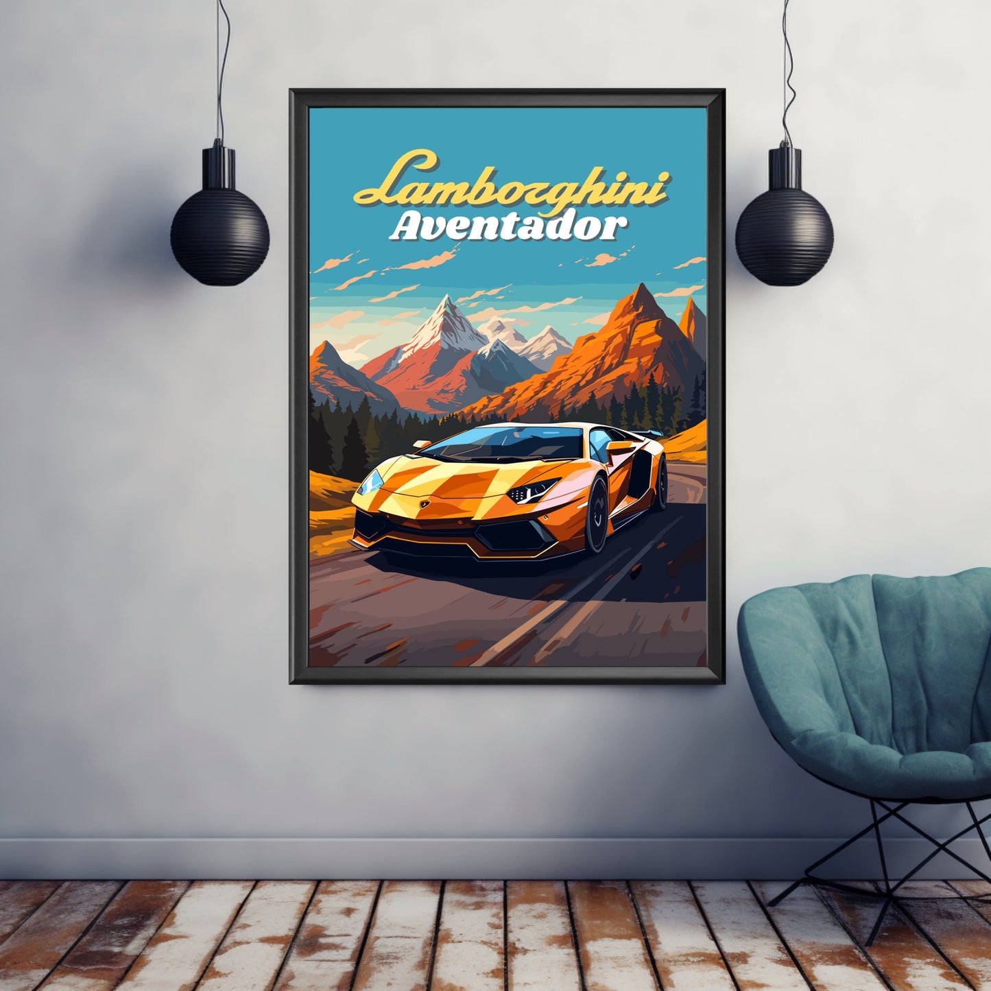 Lamborghini Aventador Poster